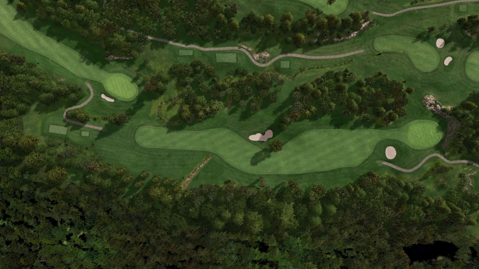 Hole 7 at Meland Golf Club