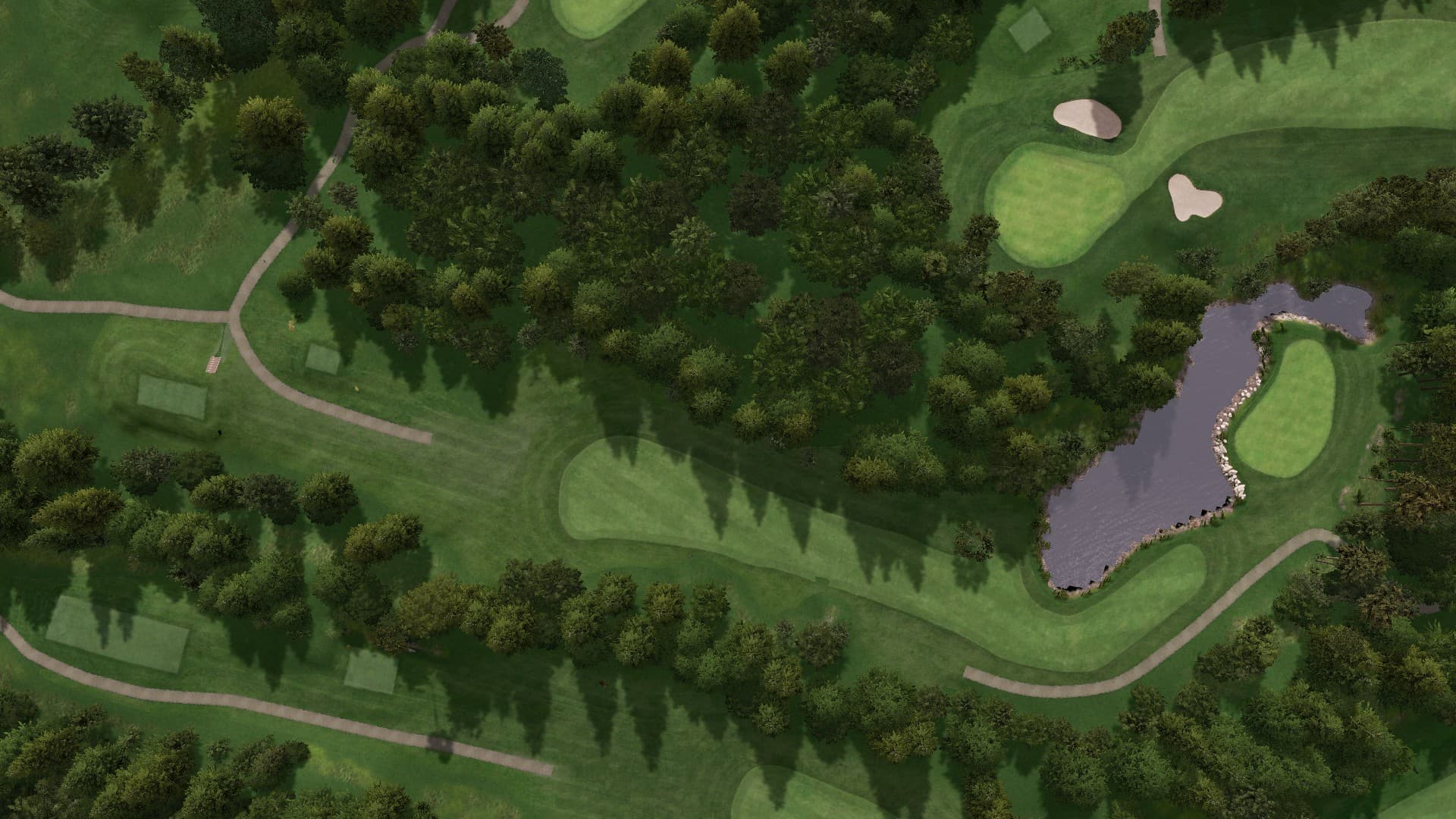 Hole 11 at Meland Golf Club