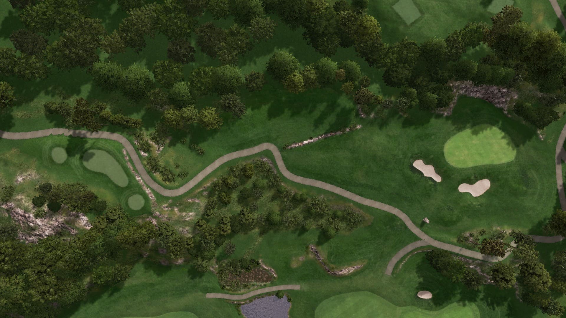Hole 13 at Meland Golf Club