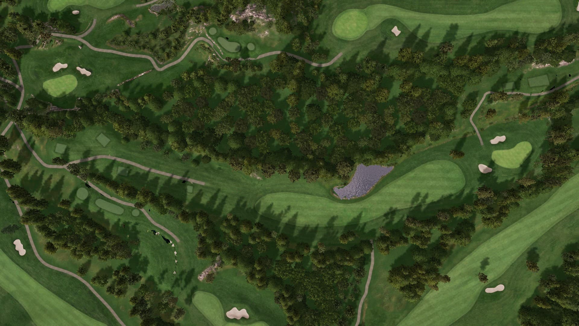 Hole 14 at Meland Golf Club