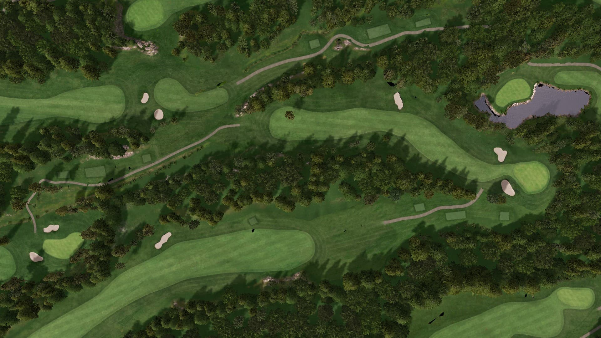 Hole 15 at Meland Golf Club