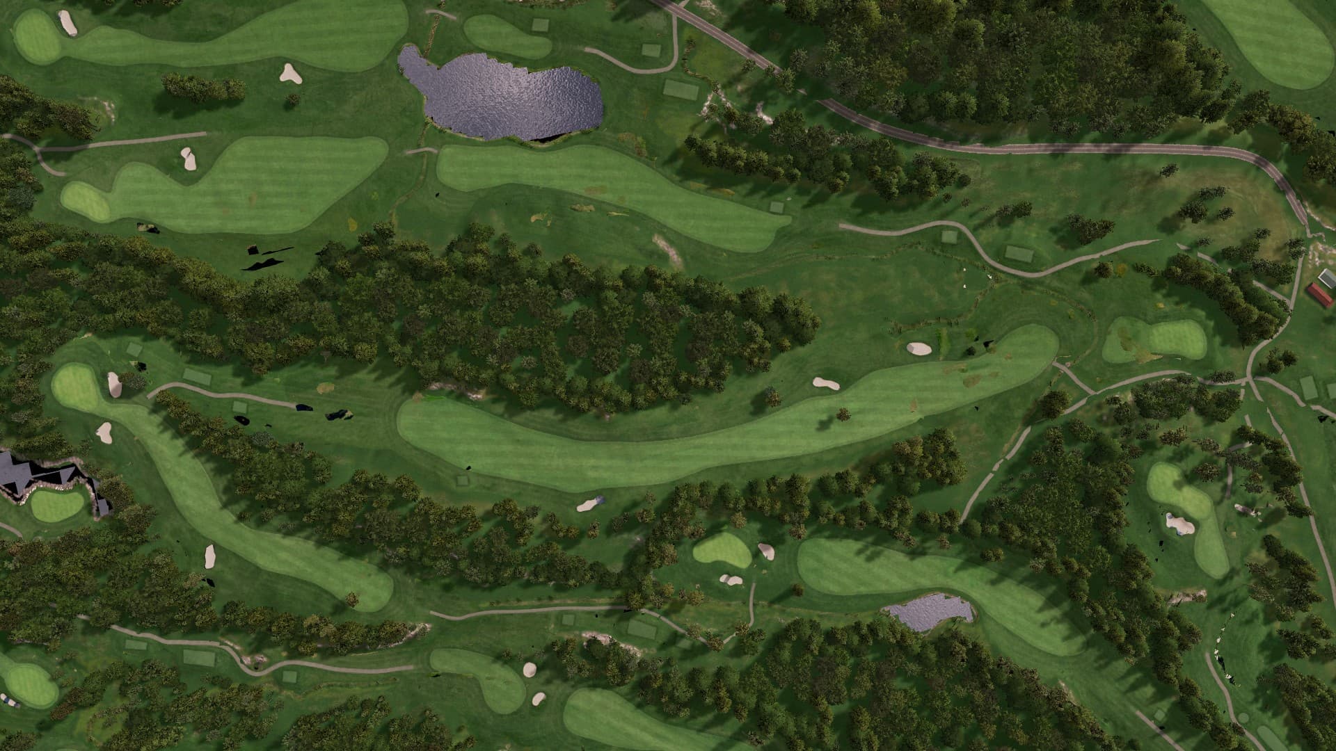 Hole 16 at Meland Golf Club