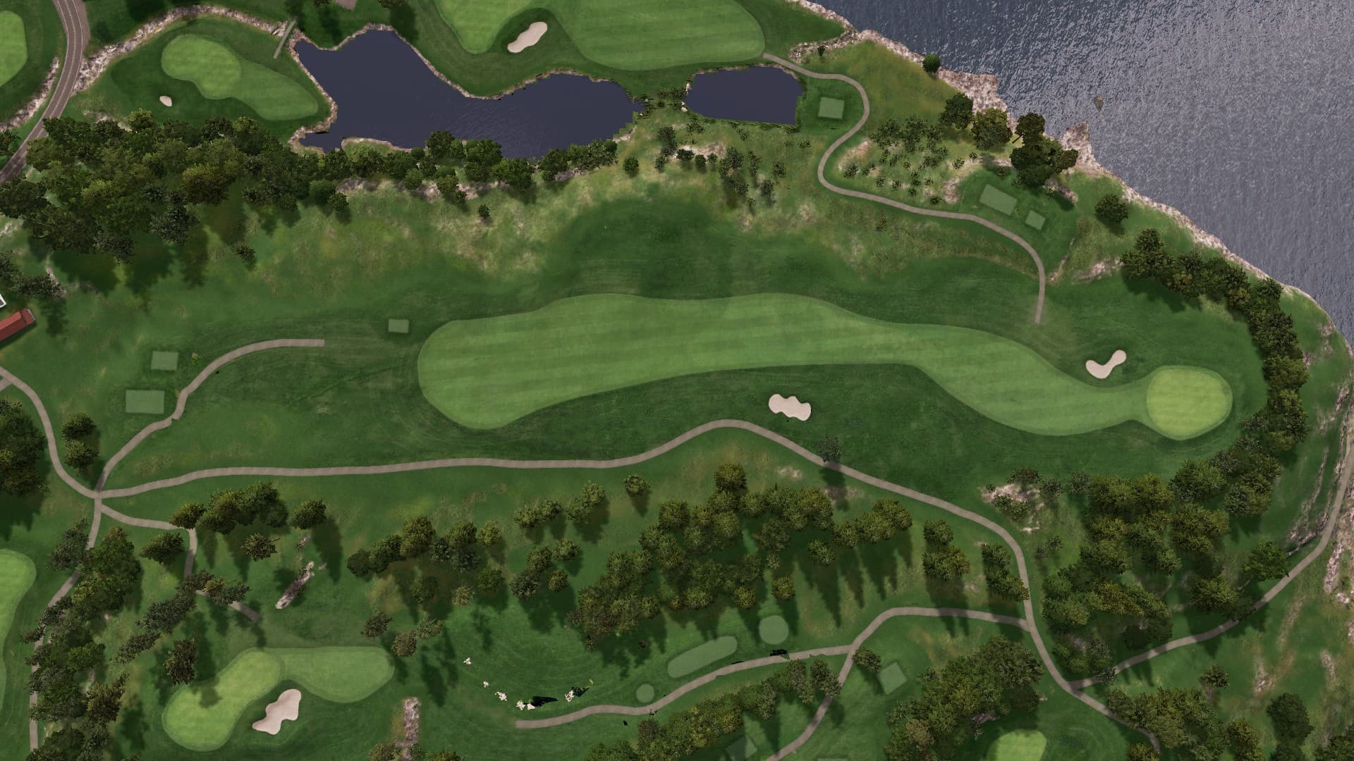 Hole 17 at Meland Golf Club