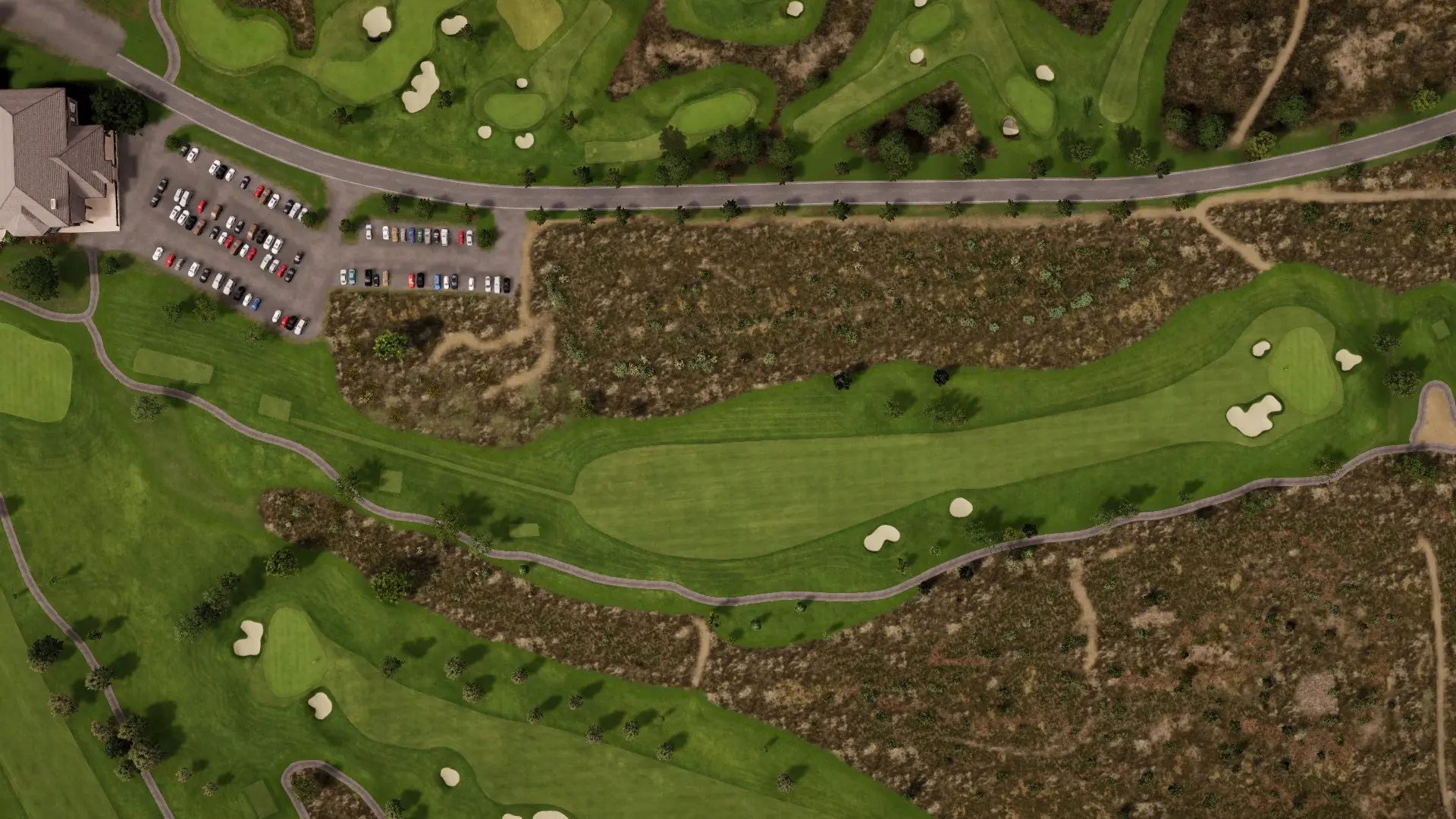 Hole 1 at Midland Country Club
