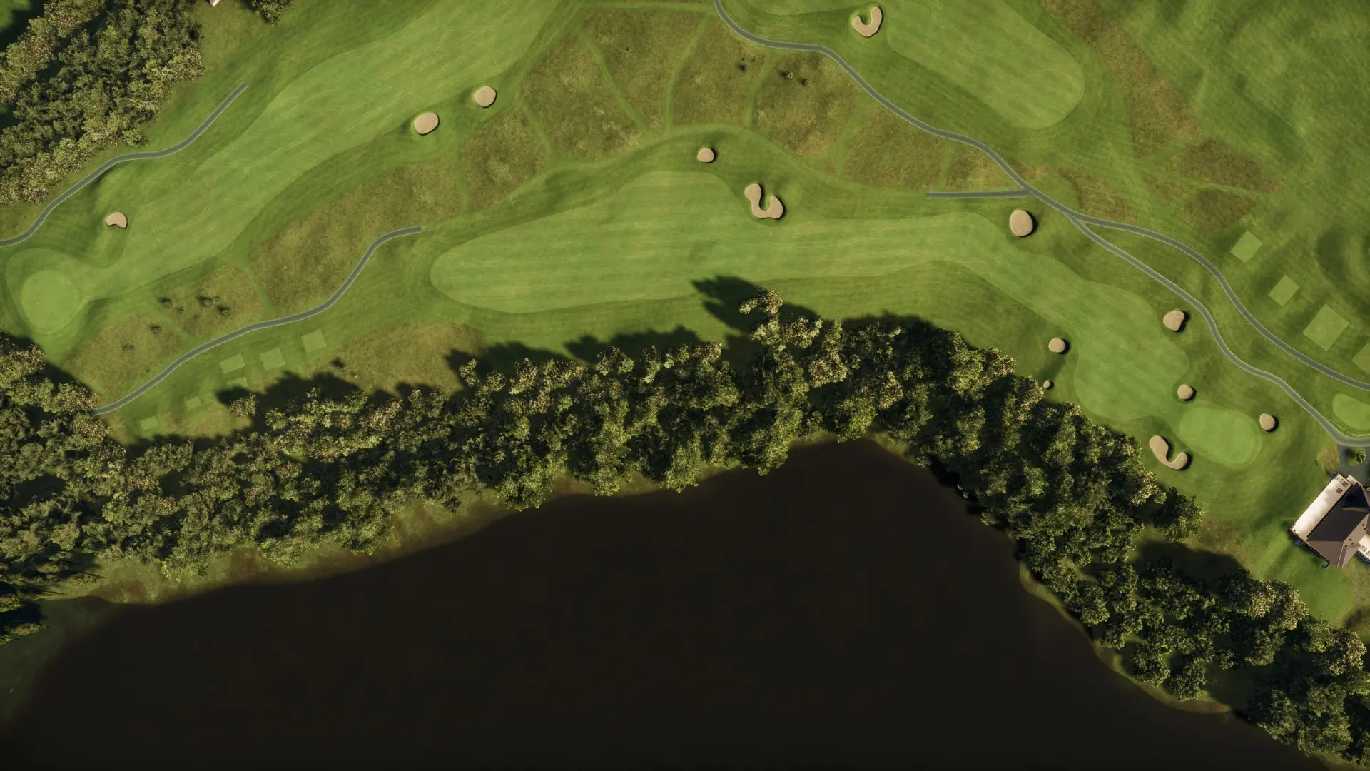 Hole 18 at Modry Las Golf Resort