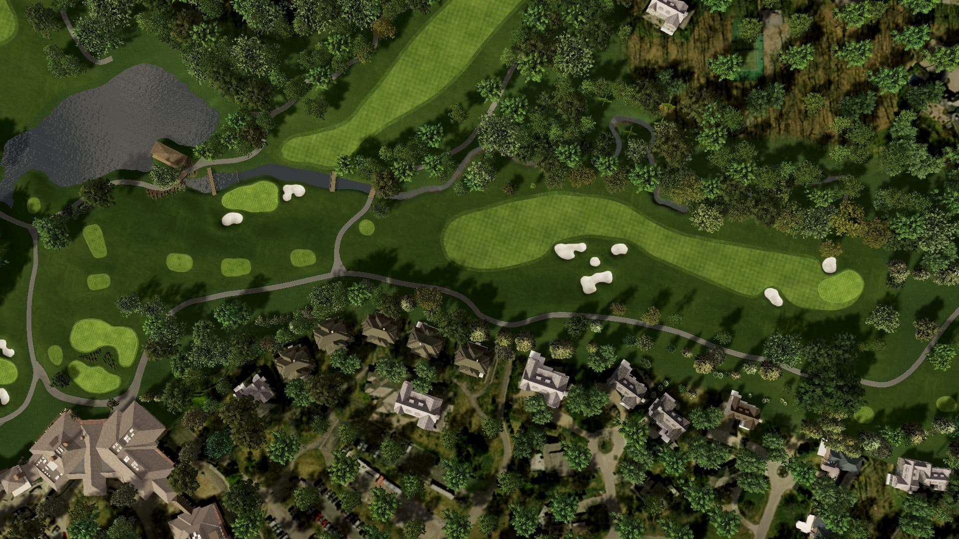 Hole 1 at Muirfield Village G.C. 2021