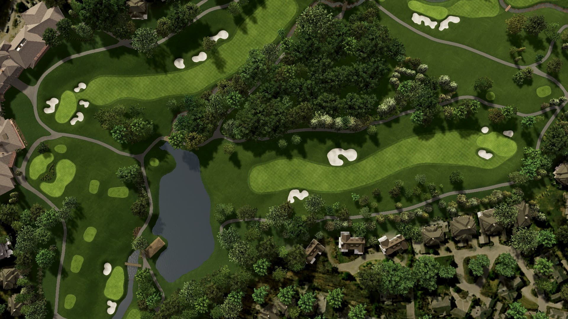 Hole 10 at Muirfield Village G.C. 2021