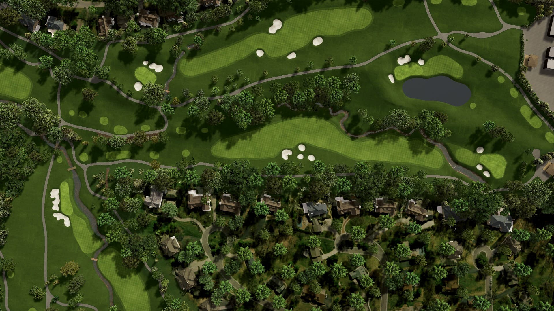 Hole 15 at Muirfield Village G.C. 2021