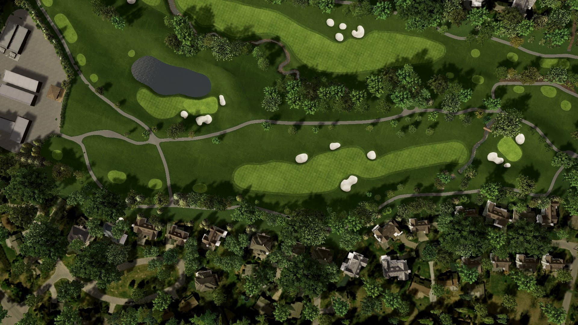 Hole 17 at Muirfield Village G.C. 2021