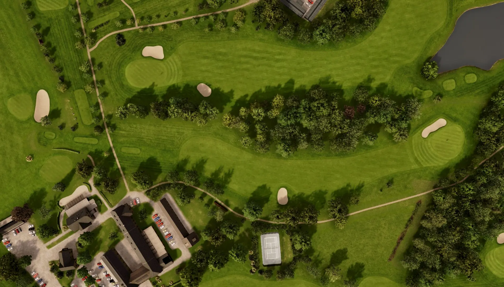 Hole 1 at Murhof Golf Club