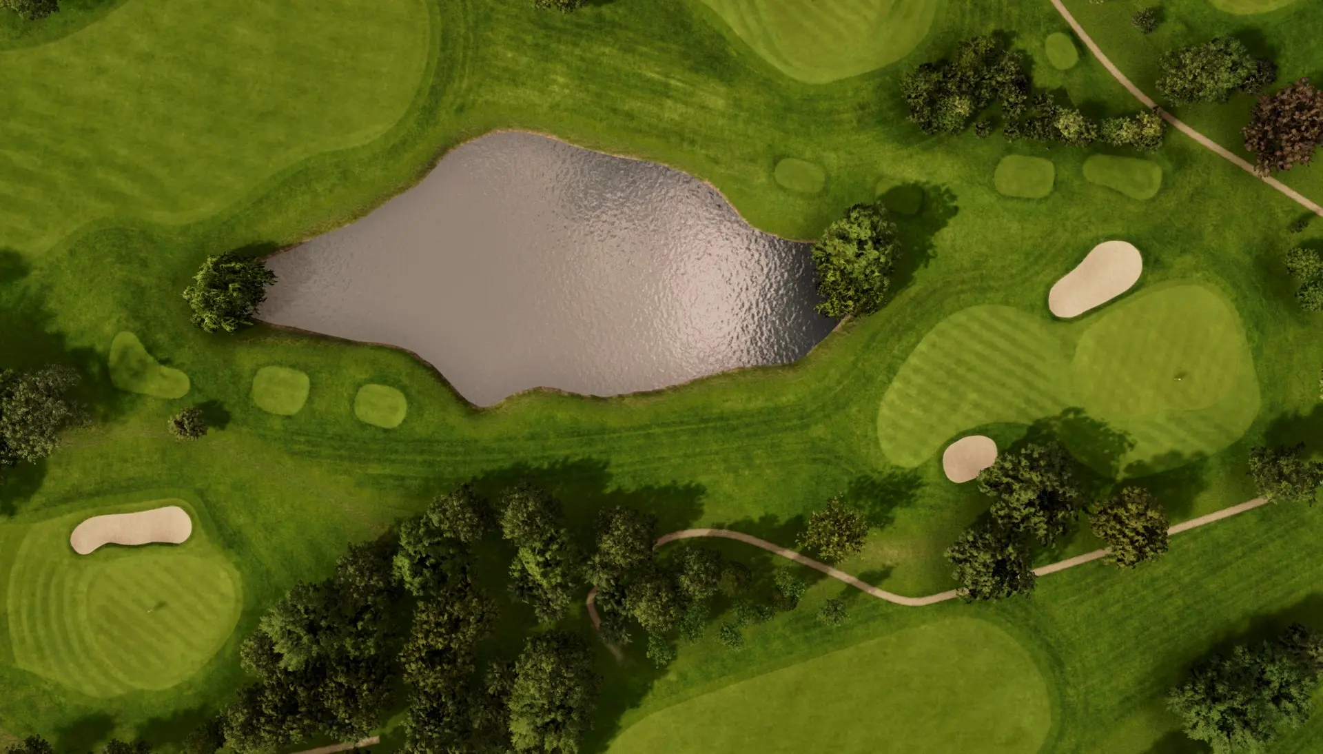 Hole 2 at Murhof Golf Club