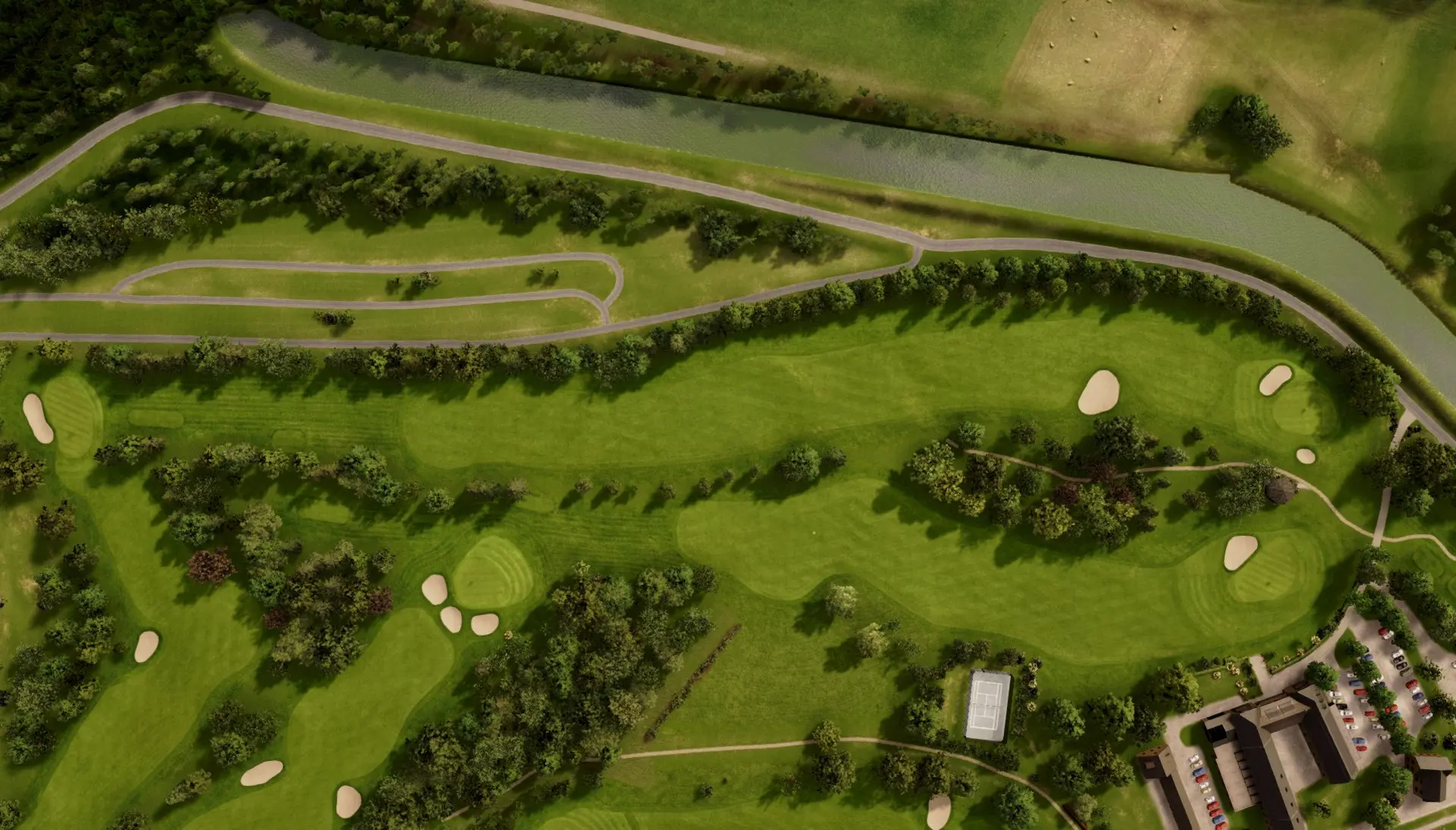 Hole 9 at Murhof Golf Club