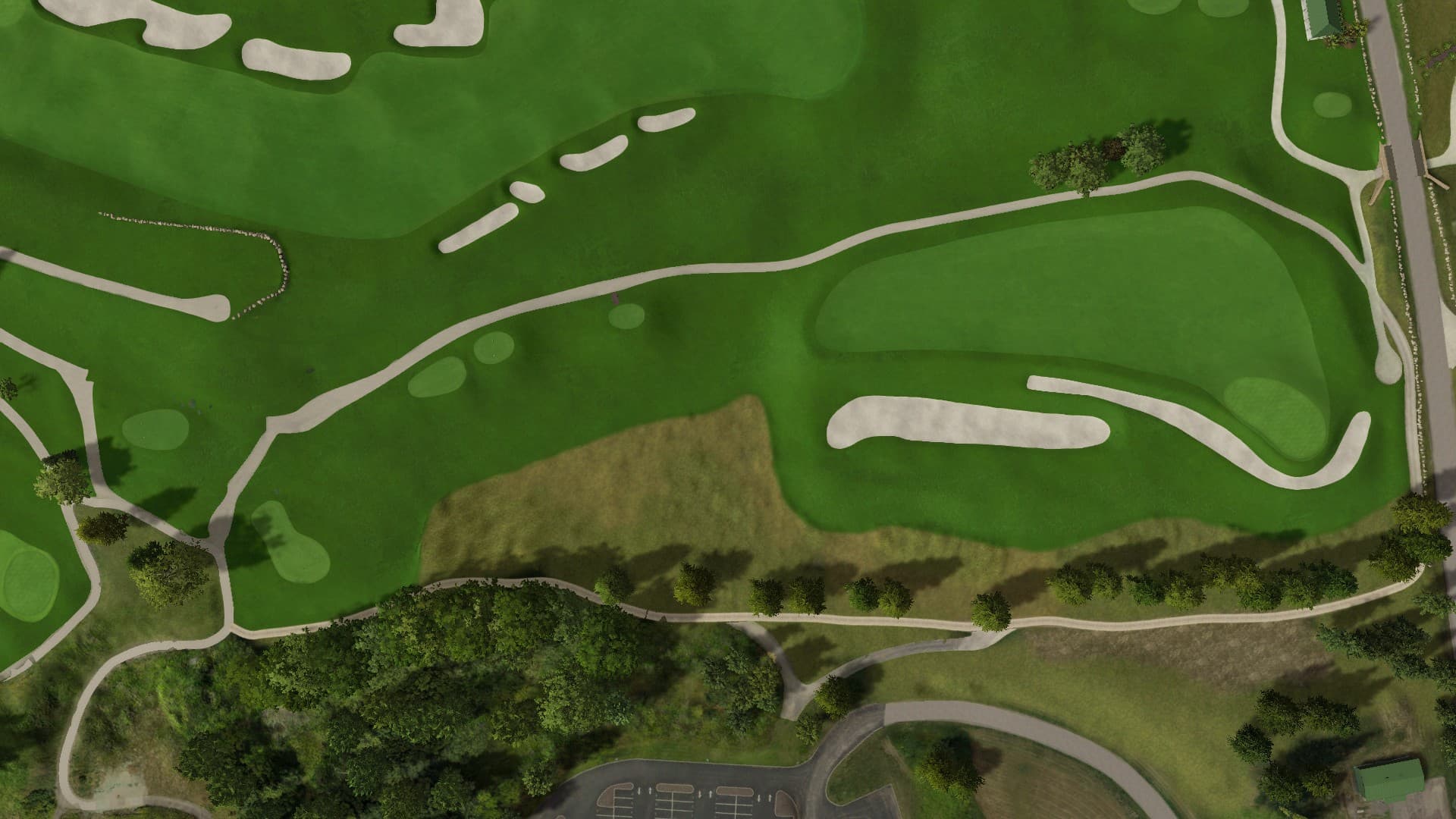 Hole 1 at Nemacolin- Mystic Rock