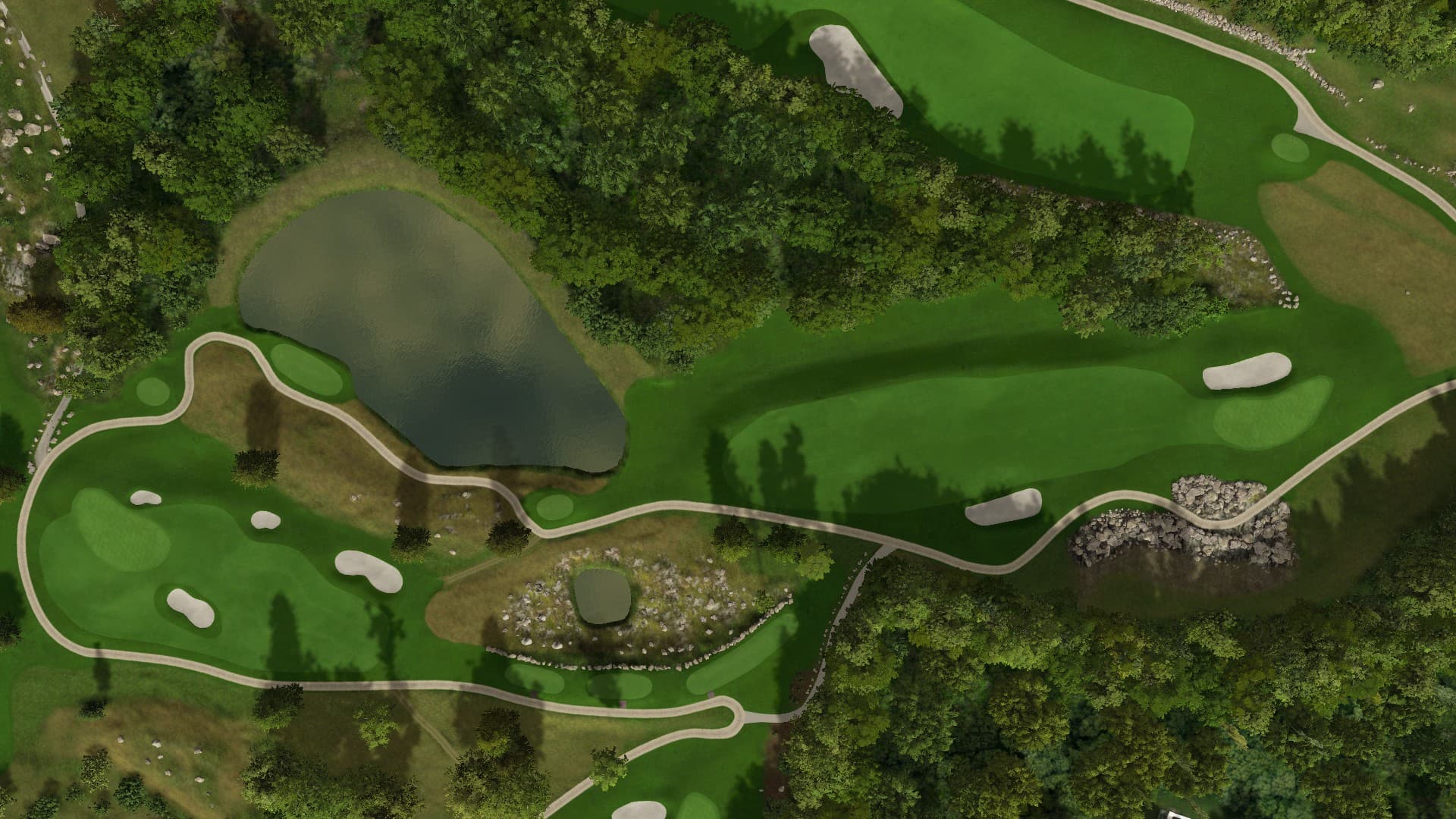 Hole 4 at Nemacolin- Mystic Rock