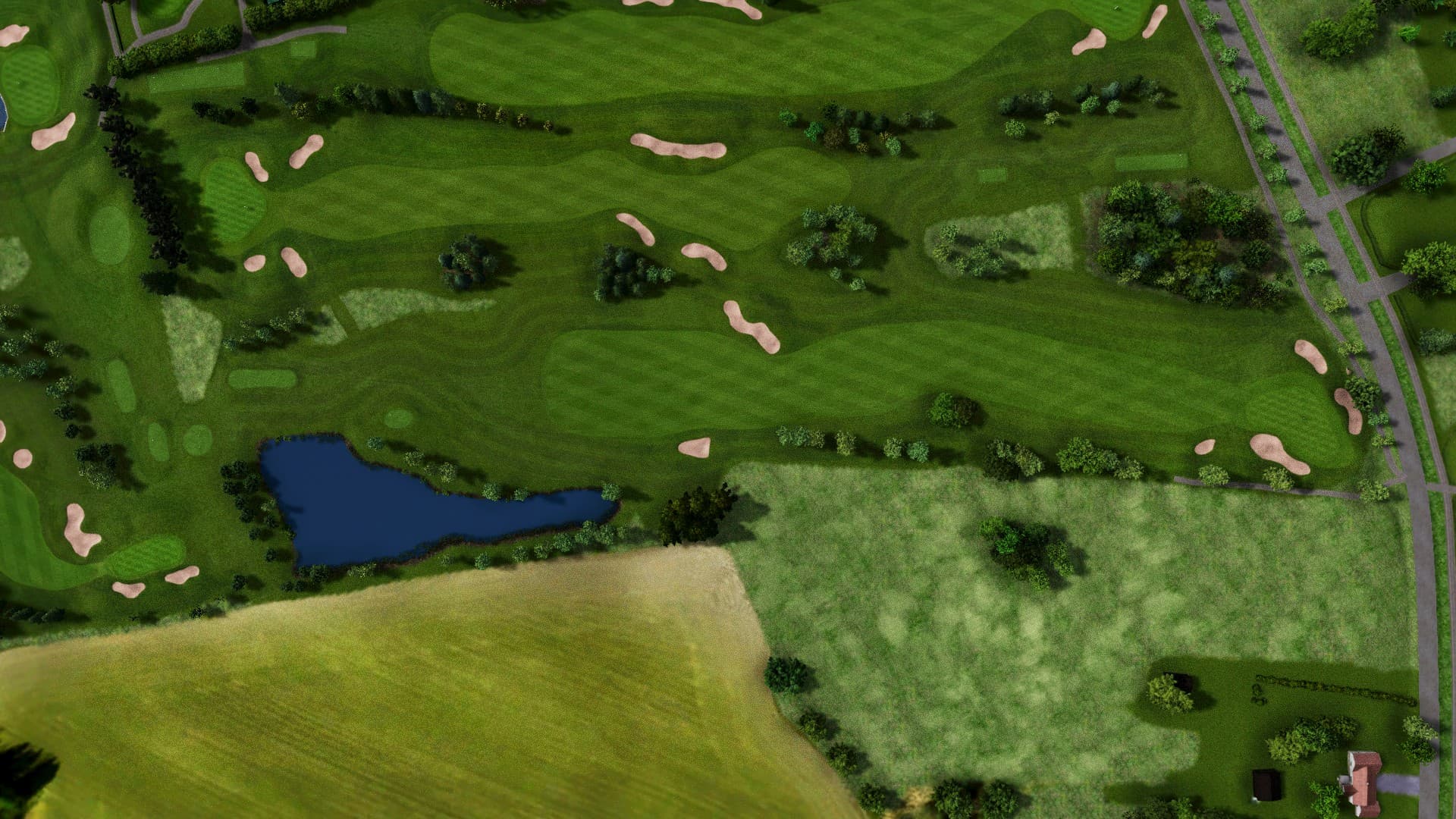 Hole 3 at Nokia River River Course
