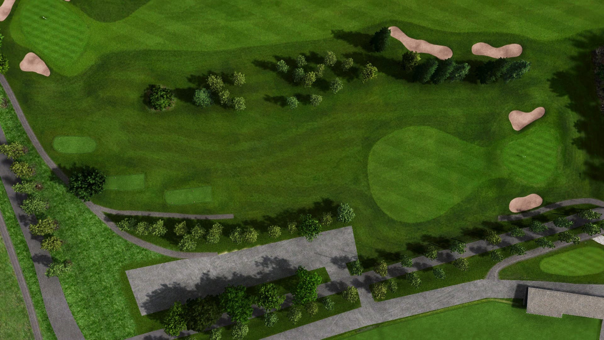 Hole 7 at Nokia River River Course