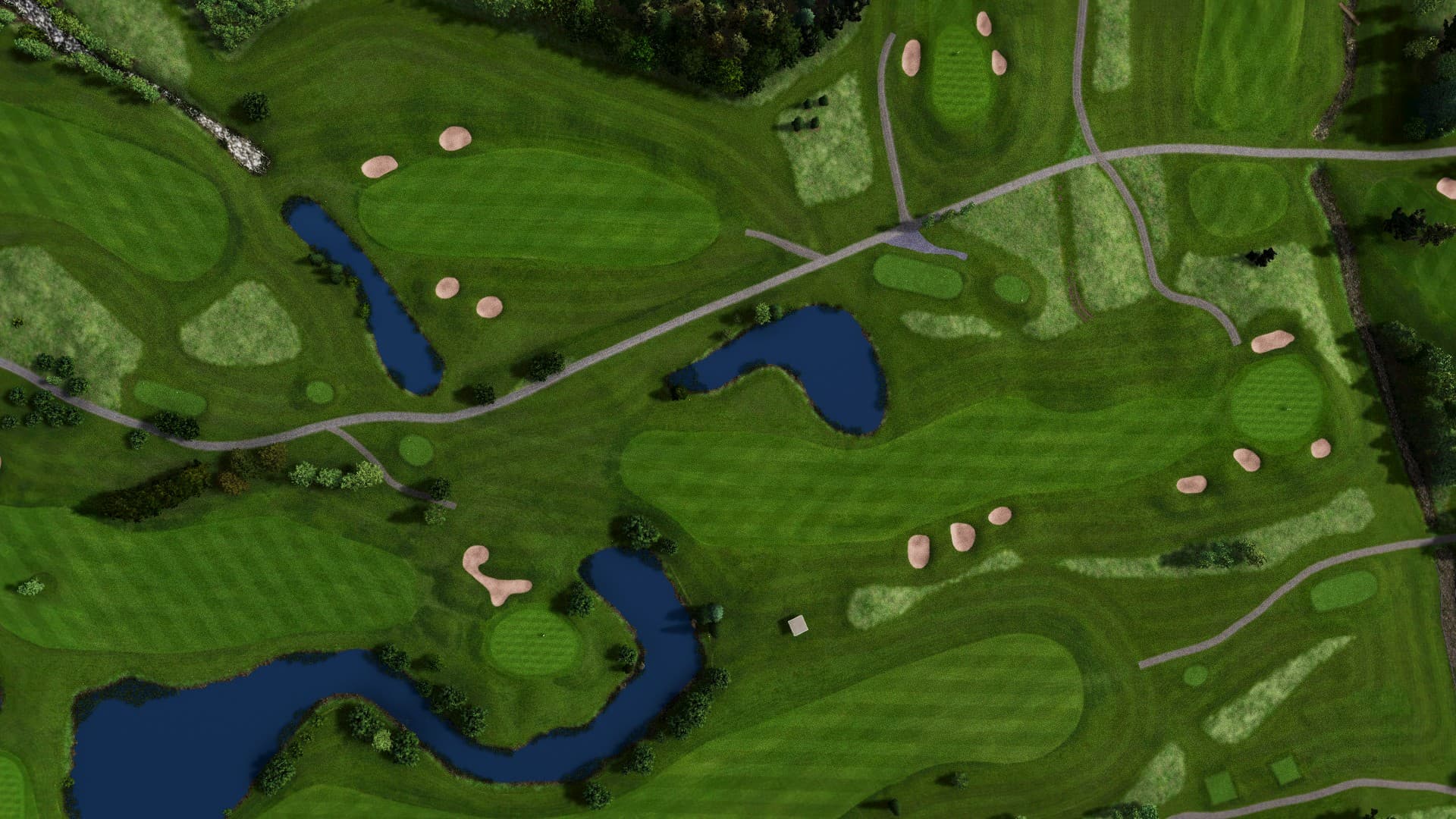 Hole 11 at Nokia River River Course