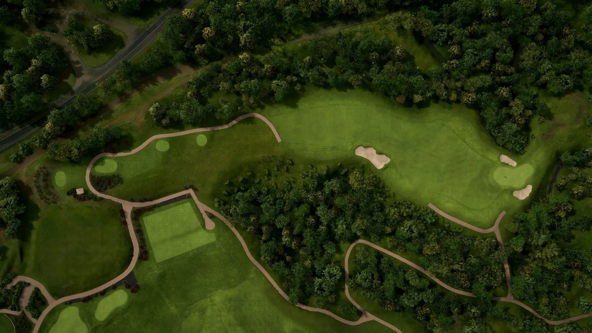 Hole 1 at North Shore Preserve