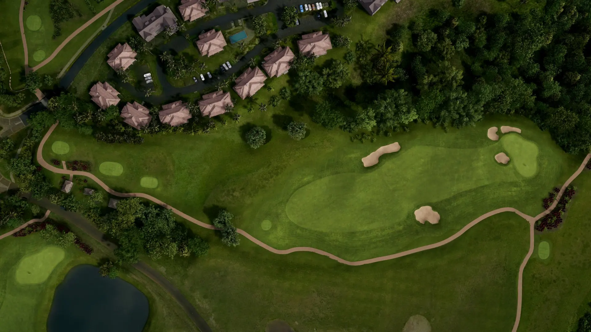 Hole 9 at North Shore Preserve