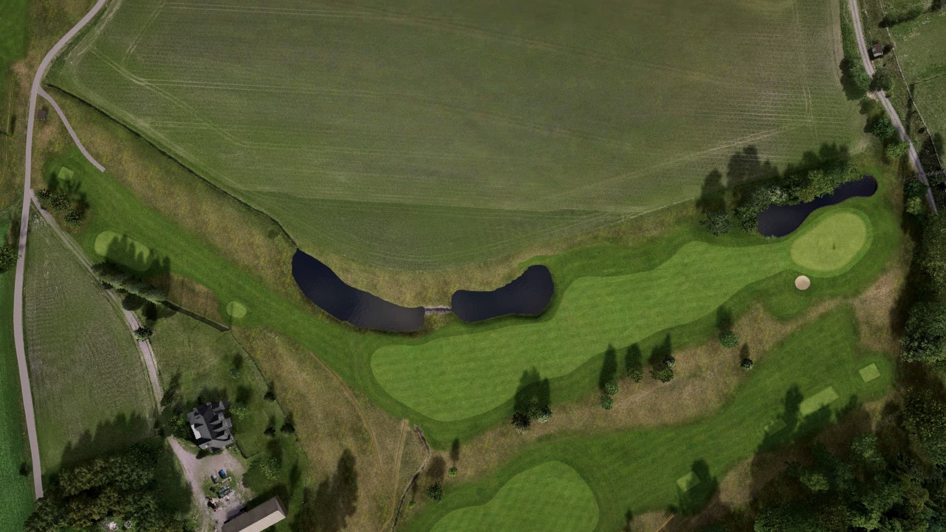 Hole 2 at Nøtterøy Golf Club