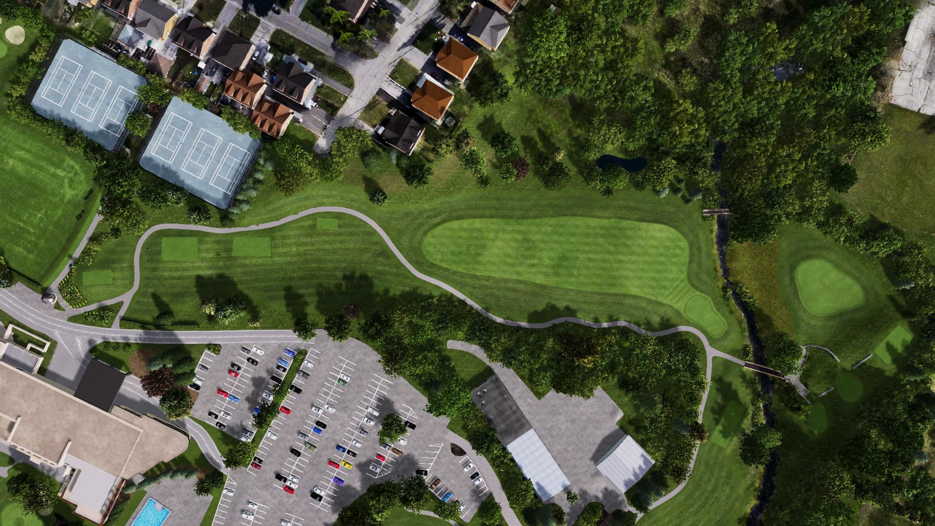 Hole 10 at Oakdale Golf and Country Club