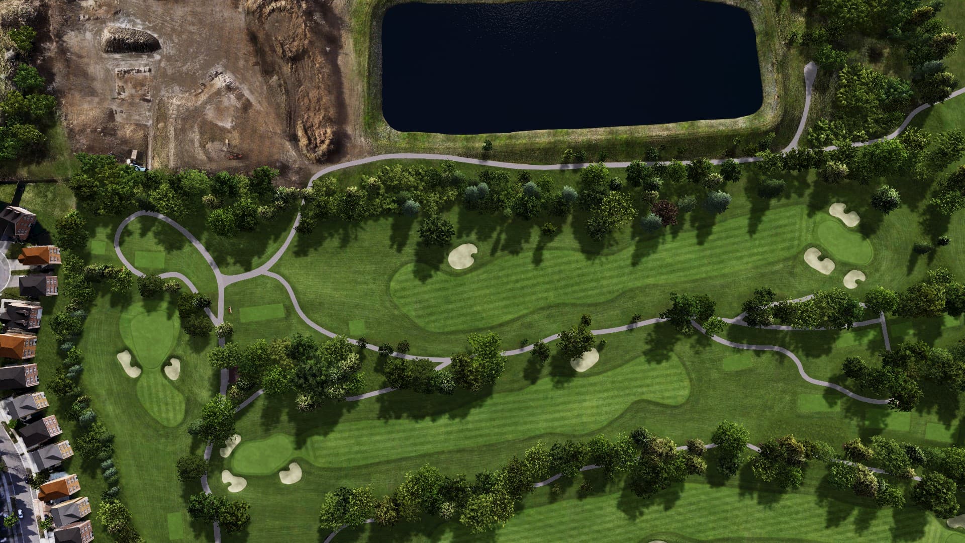 Hole 15 at Oakdale Golf and Country Club