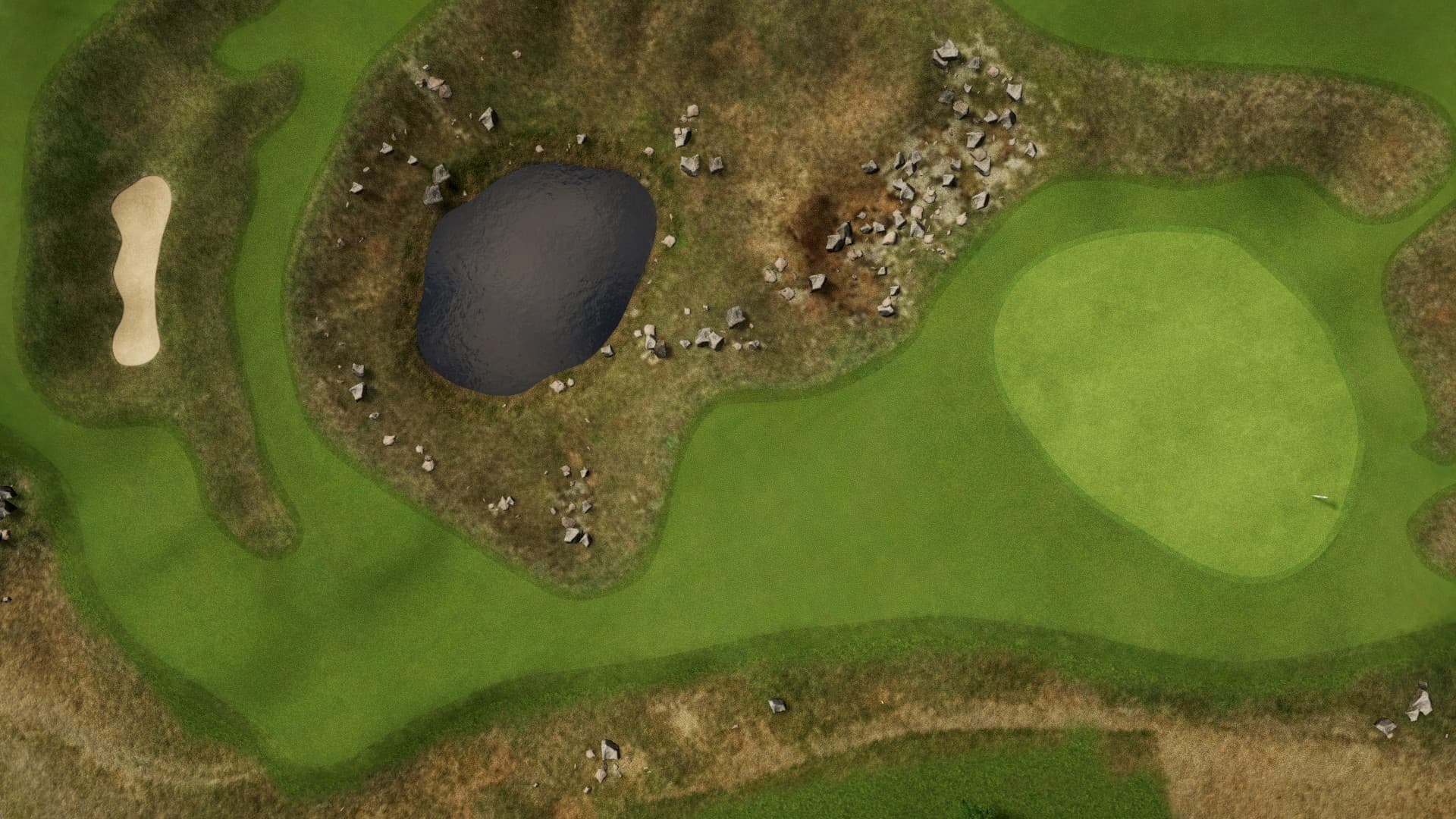 Hole 5 at The Club at Olde Stone - Sinkhole