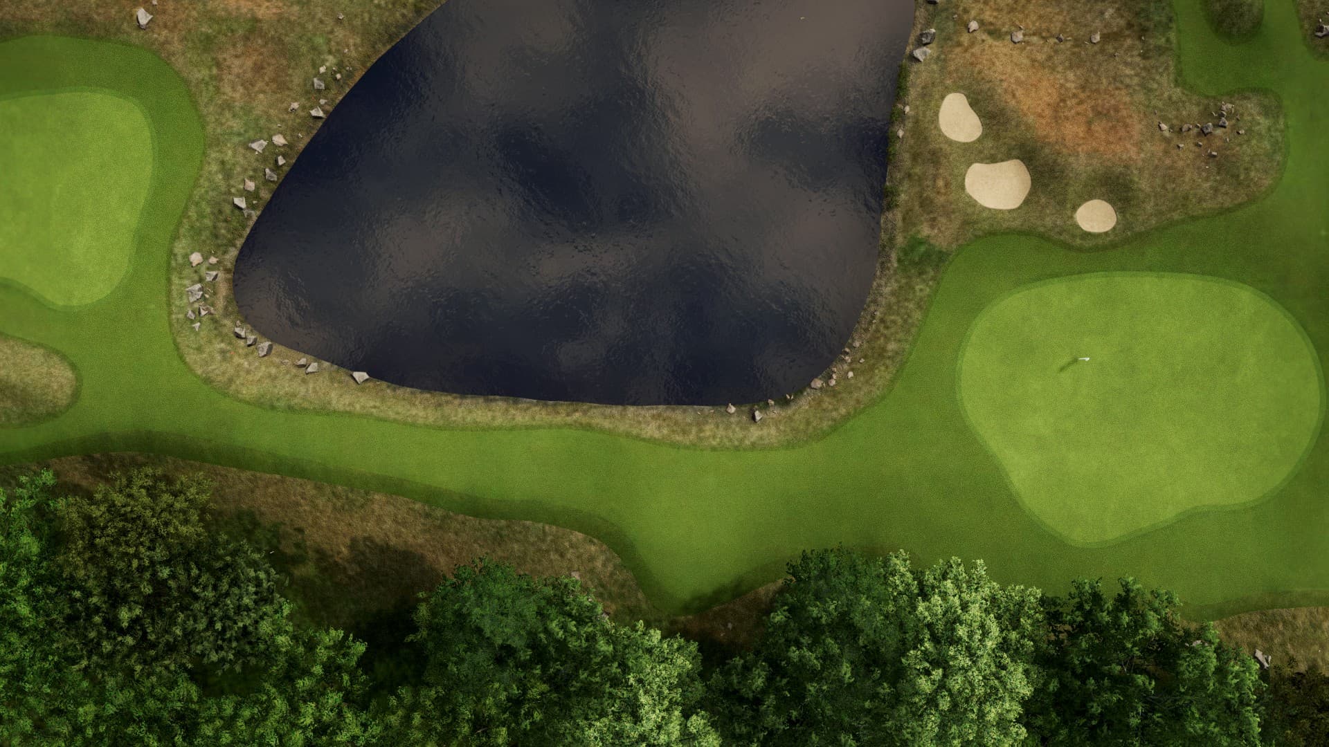 Hole 9 at The Club at Olde Stone - Sinkhole