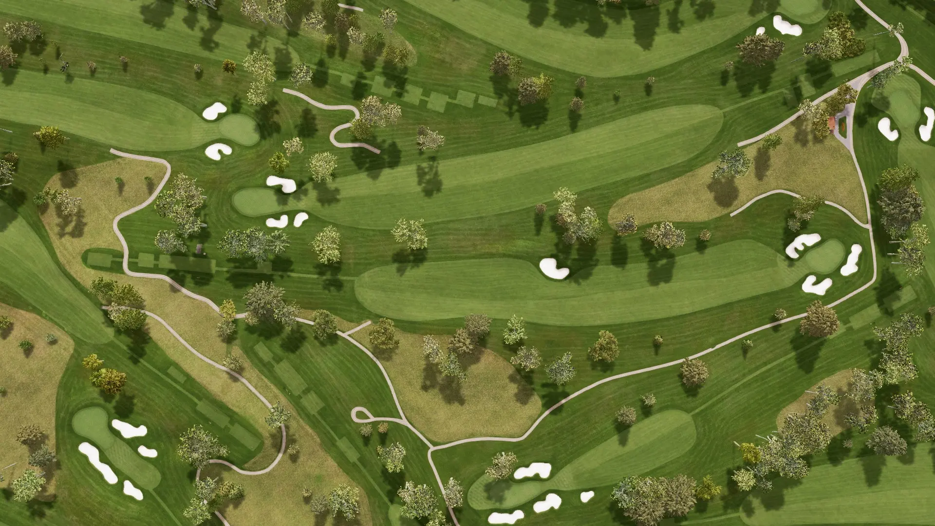 Hole 6 at Olympic Club Lake Course