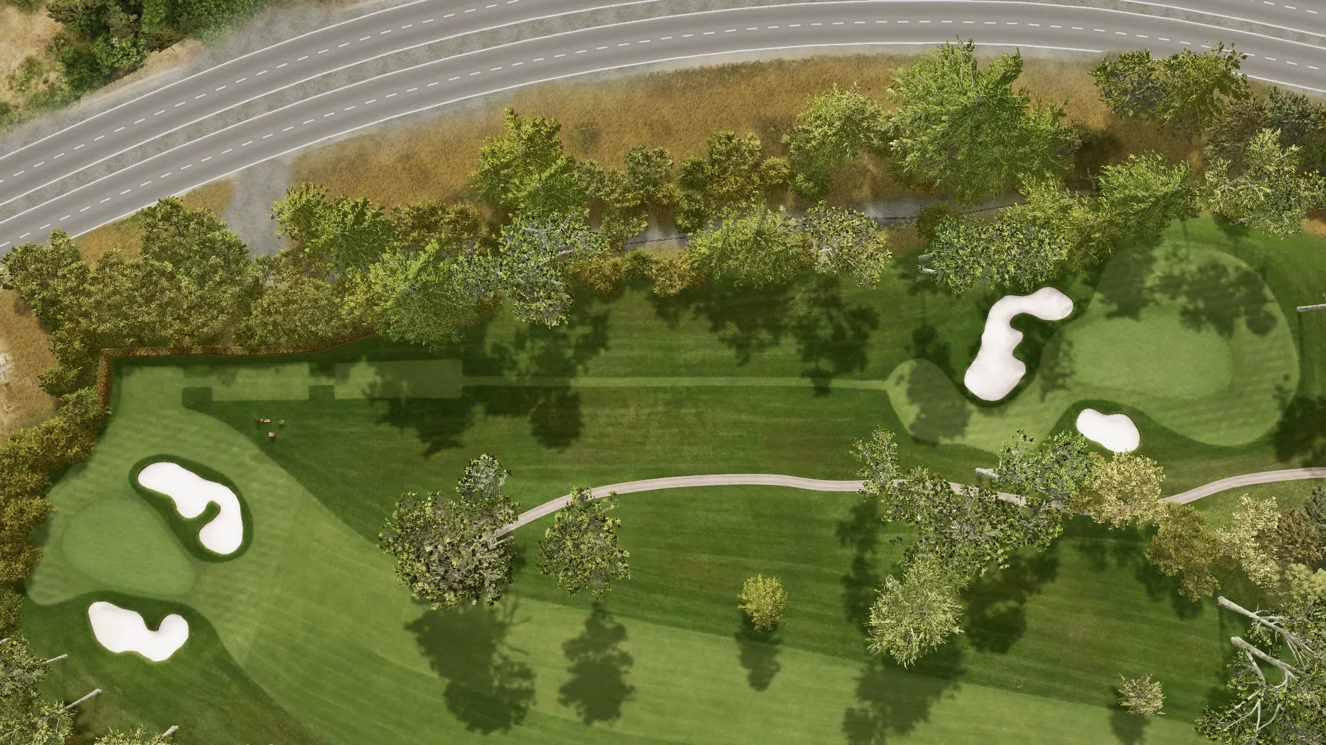 Hole 13 at Olympic Club Lake Course