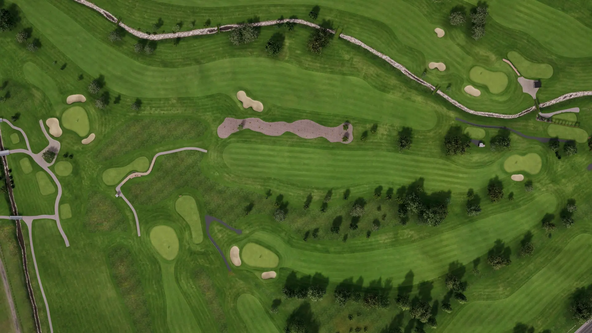 Hole 2 at Omanu GC