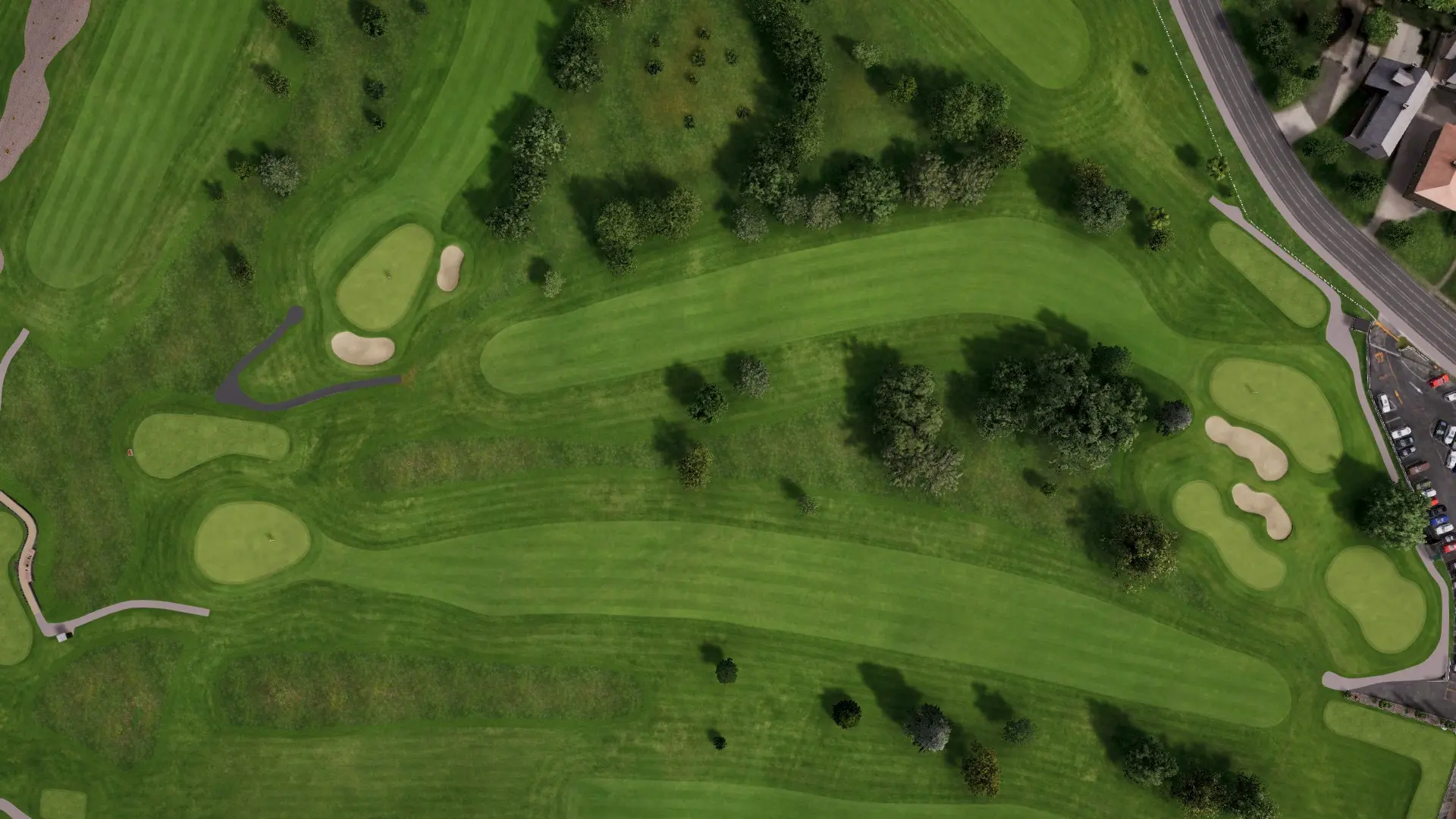 Hole 9 at Omanu GC