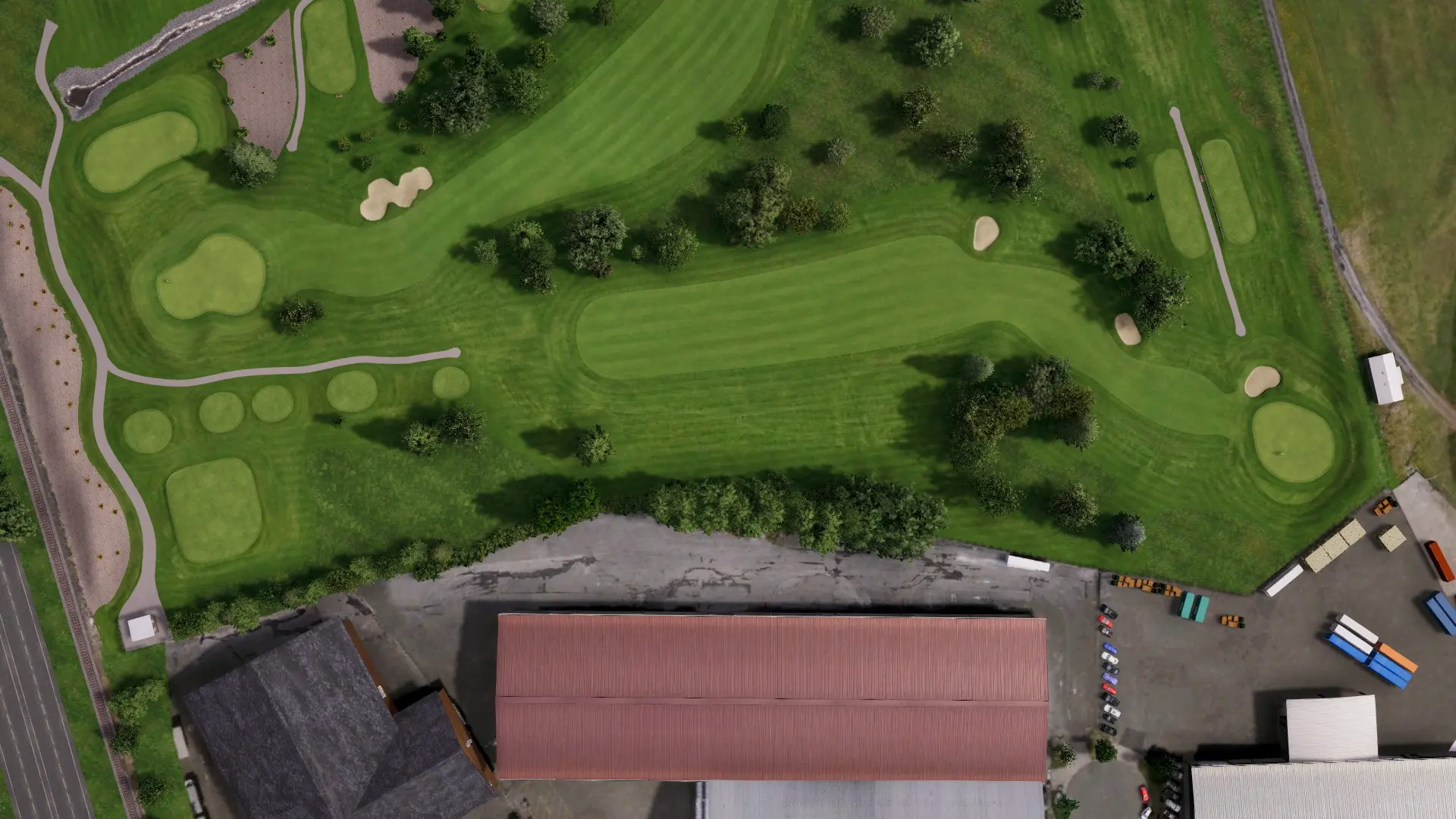 Hole 16 at Omanu GC
