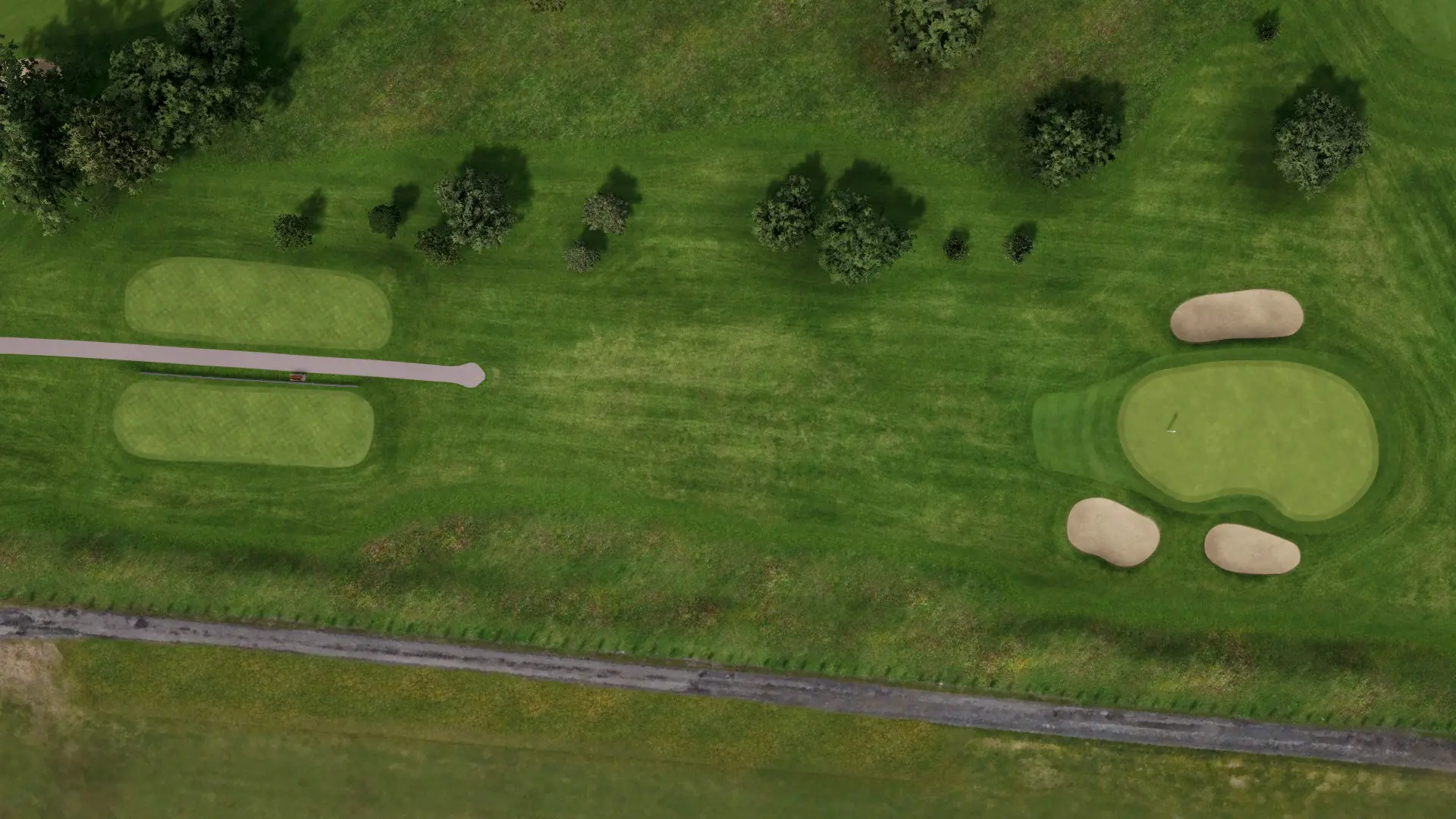 Hole 17 at Omanu GC
