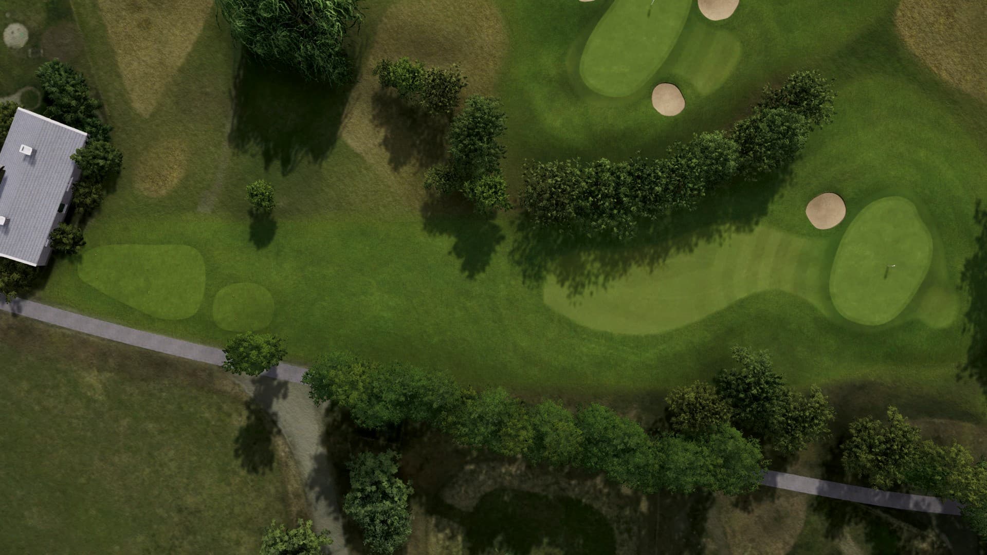 Hole 2 at Örestad Yellow and Blue