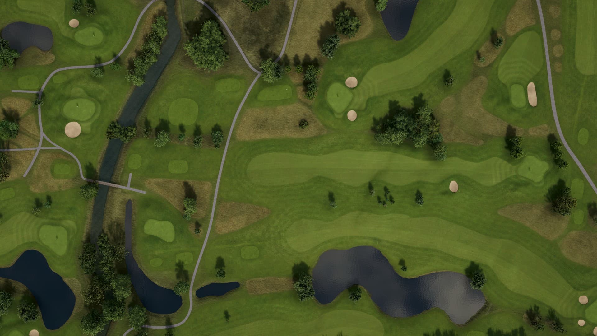 Hole 7 at Örestad Yellow and Blue