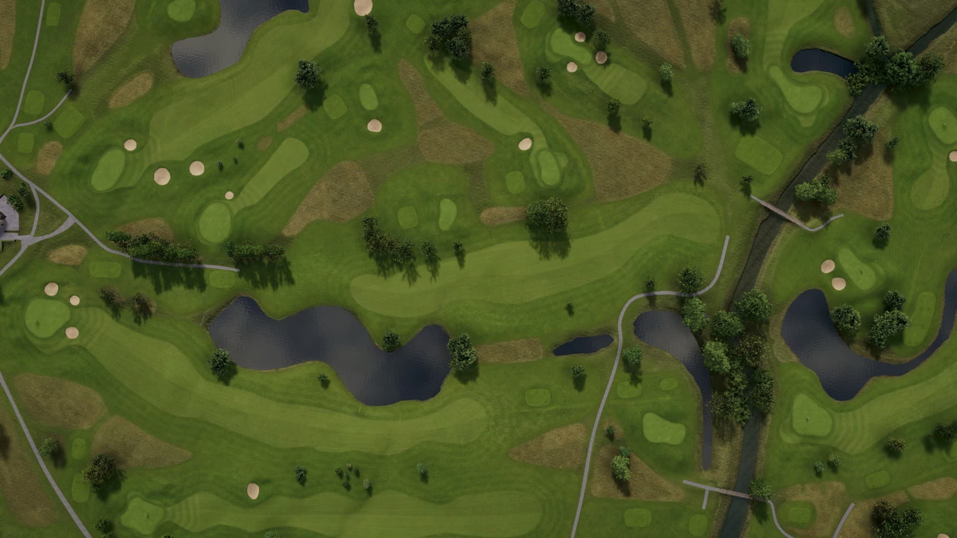 Hole 10 at Örestad Yellow and Blue