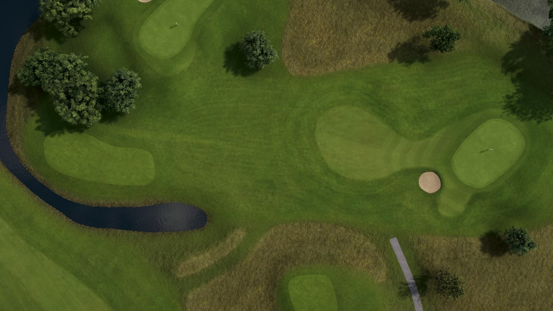 Hole 11 at Örestad Yellow and Blue