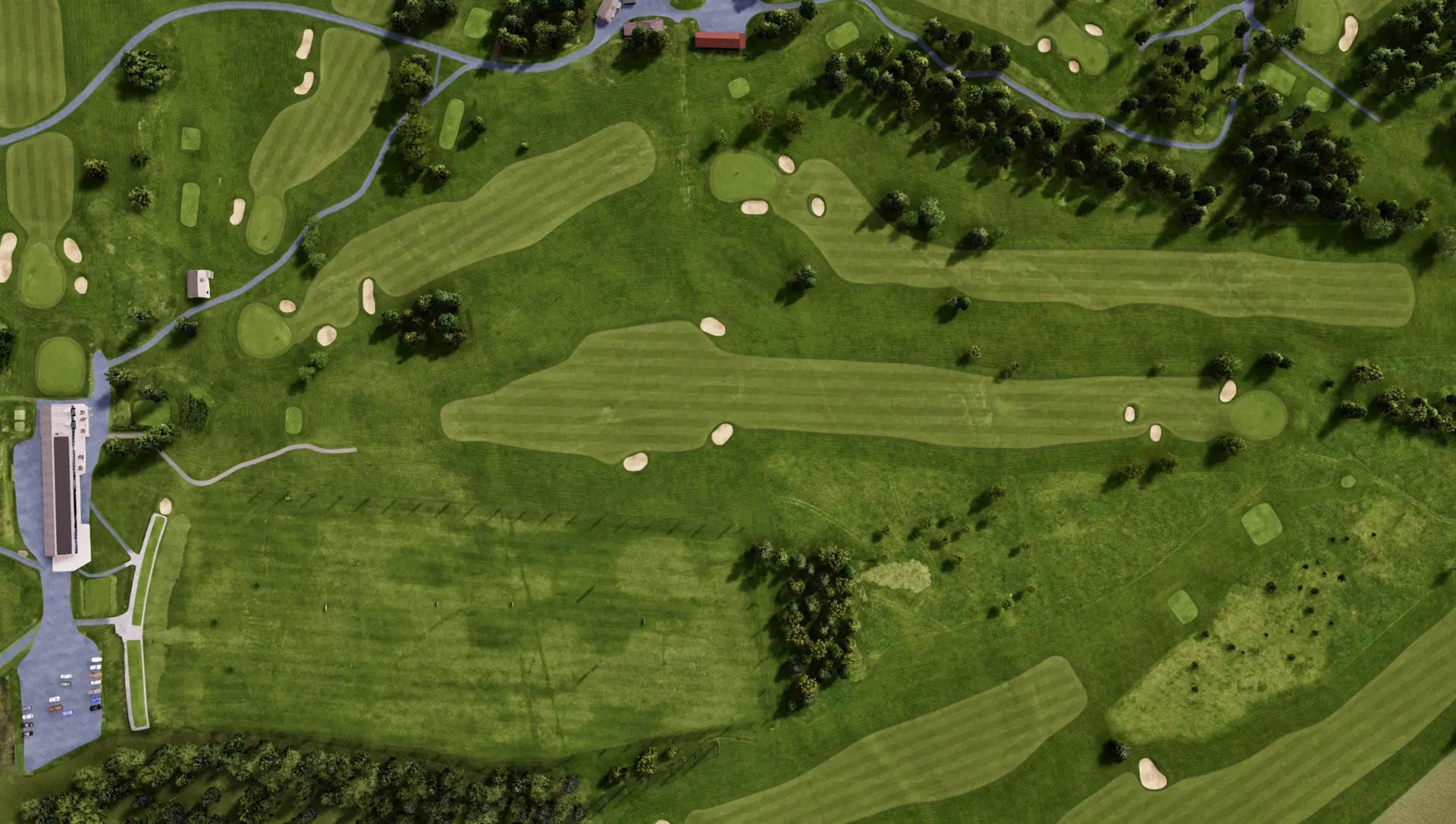 Hole 1 at Östersund-Frösö Golfklubb