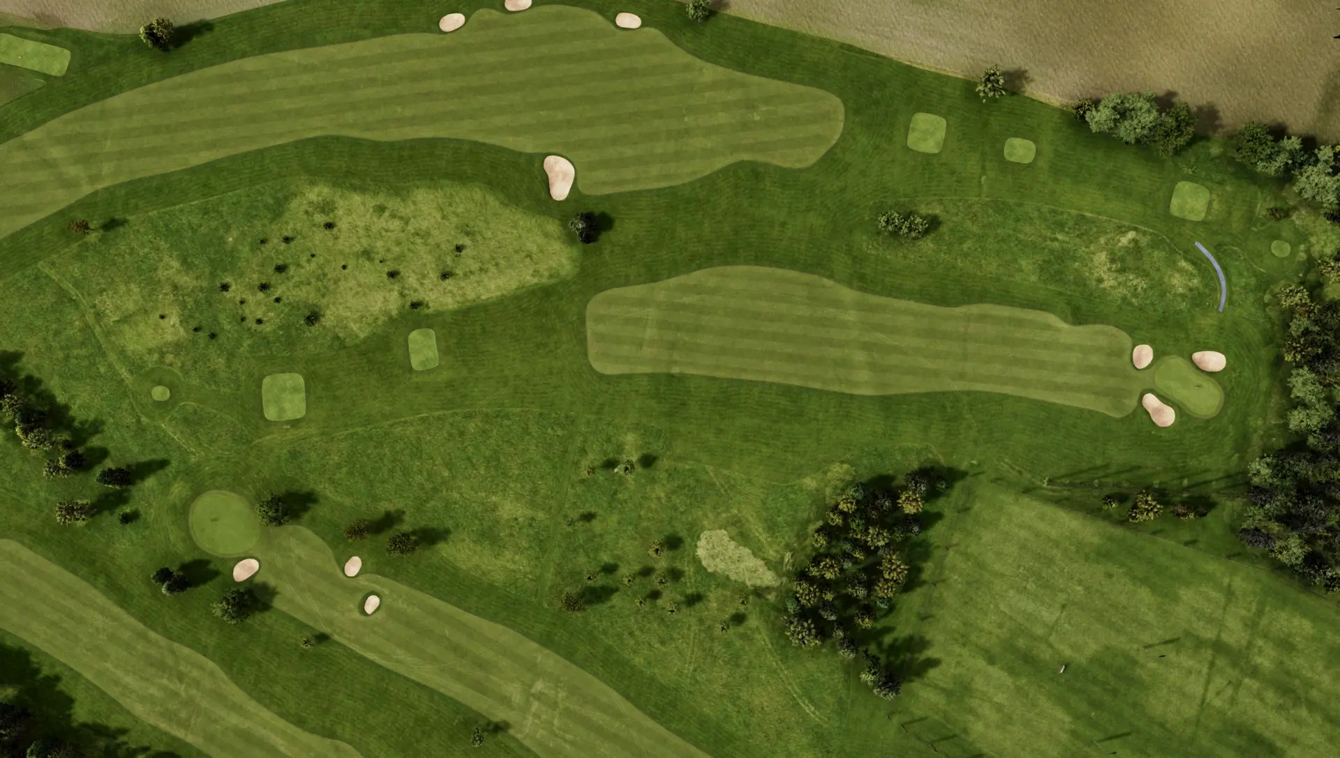 Hole 2 at Östersund-Frösö Golfklubb