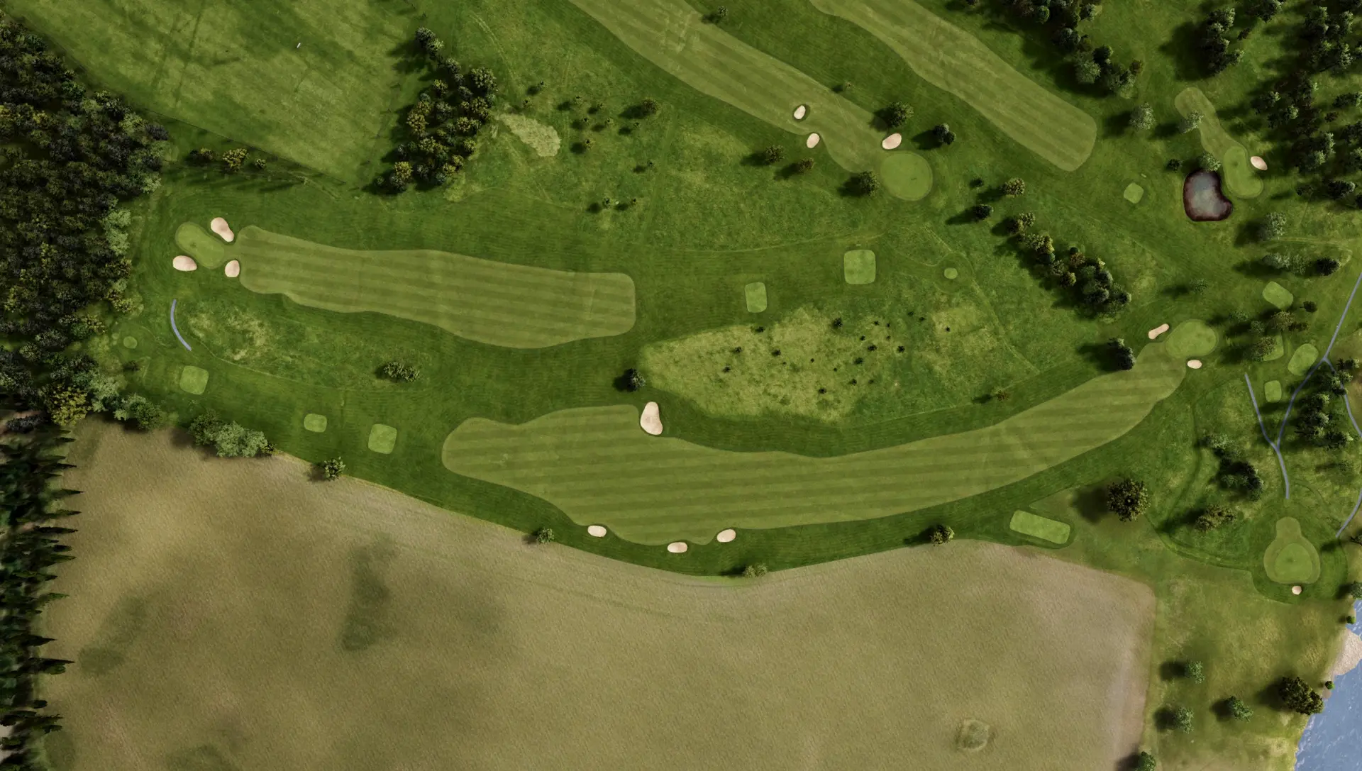 Hole 3 at Östersund-Frösö Golfklubb