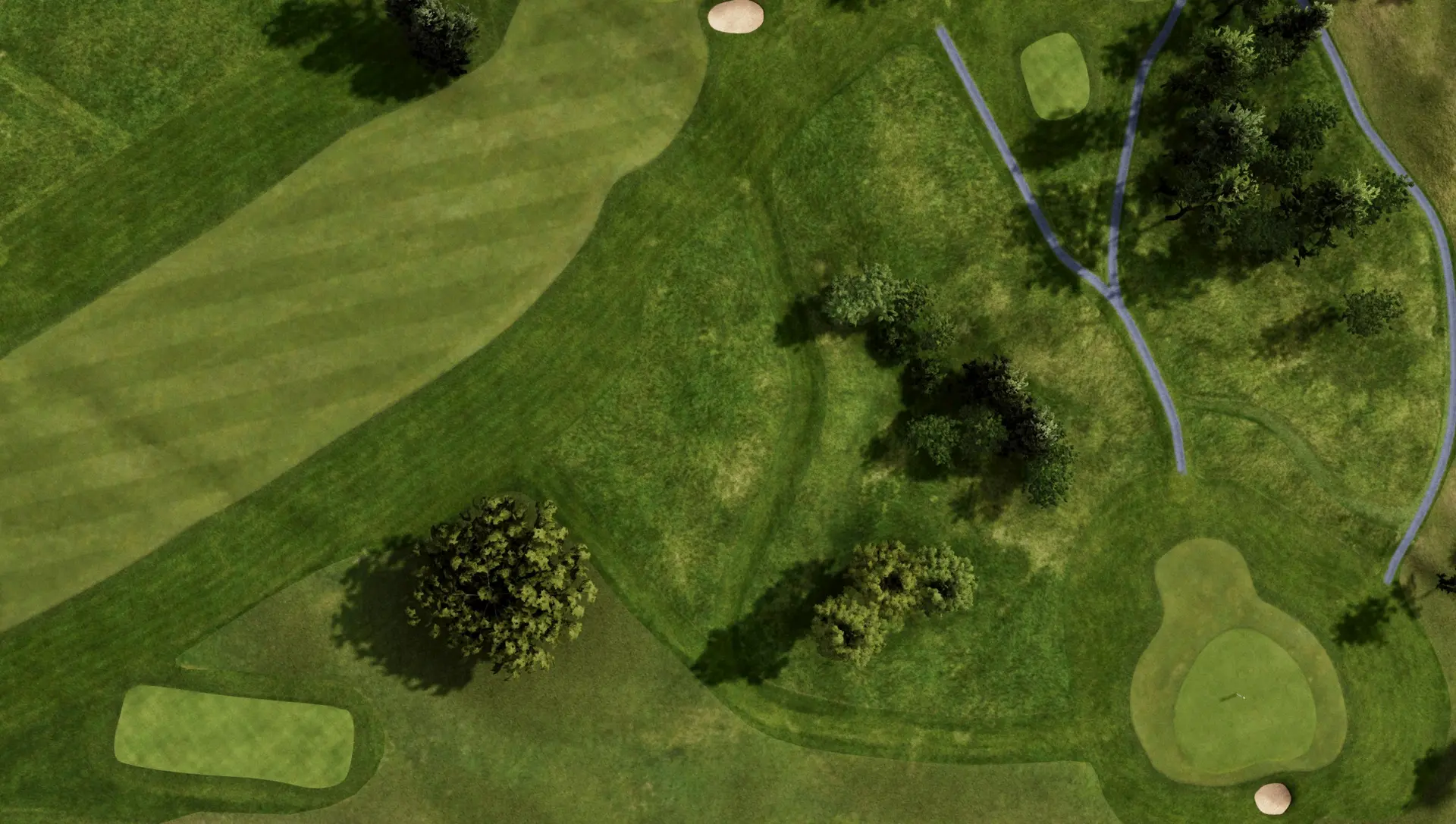 Hole 4 at Östersund-Frösö Golfklubb