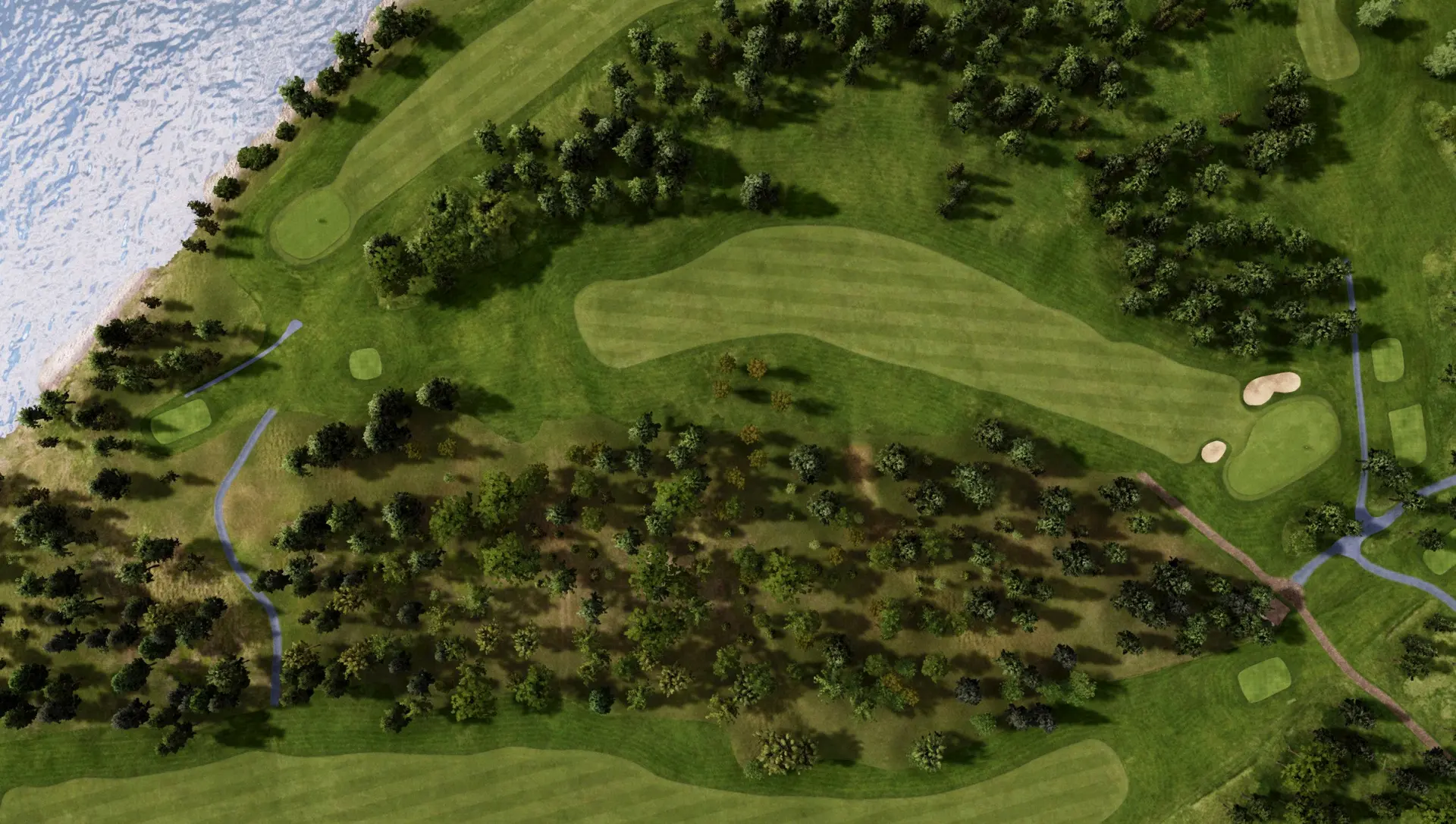 Hole 6 at Östersund-Frösö Golfklubb