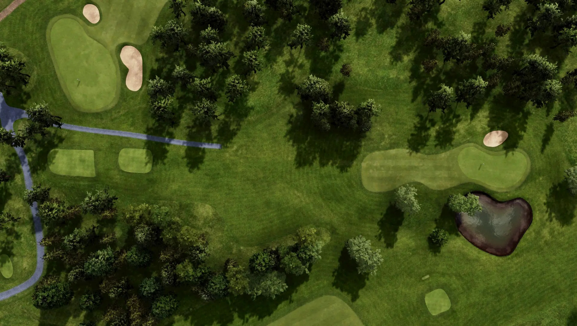 Hole 7 at Östersund-Frösö Golfklubb