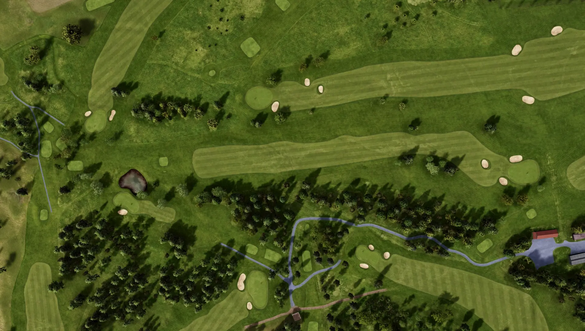 Hole 8 at Östersund-Frösö Golfklubb