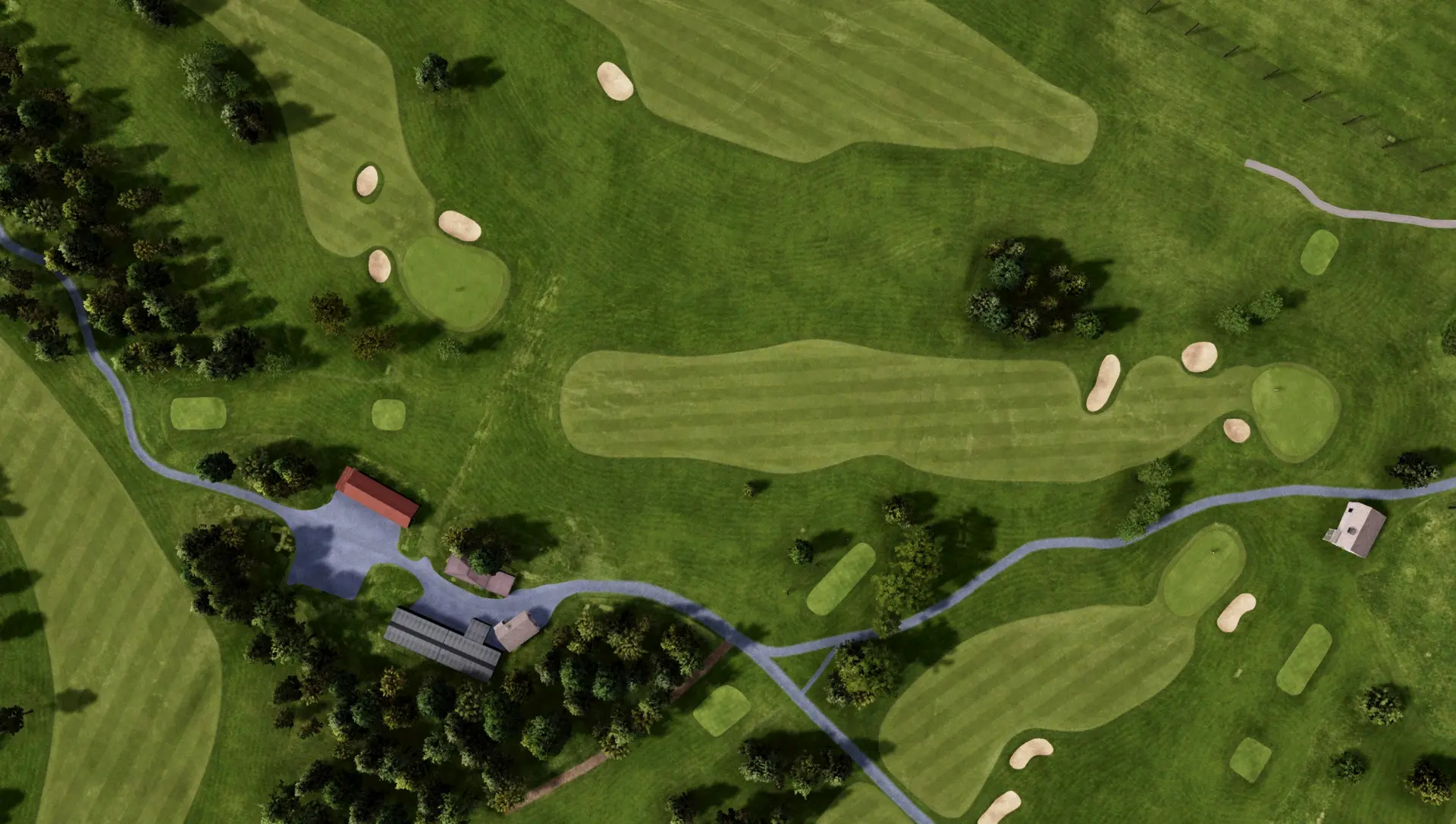 Hole 9 at Östersund-Frösö Golfklubb