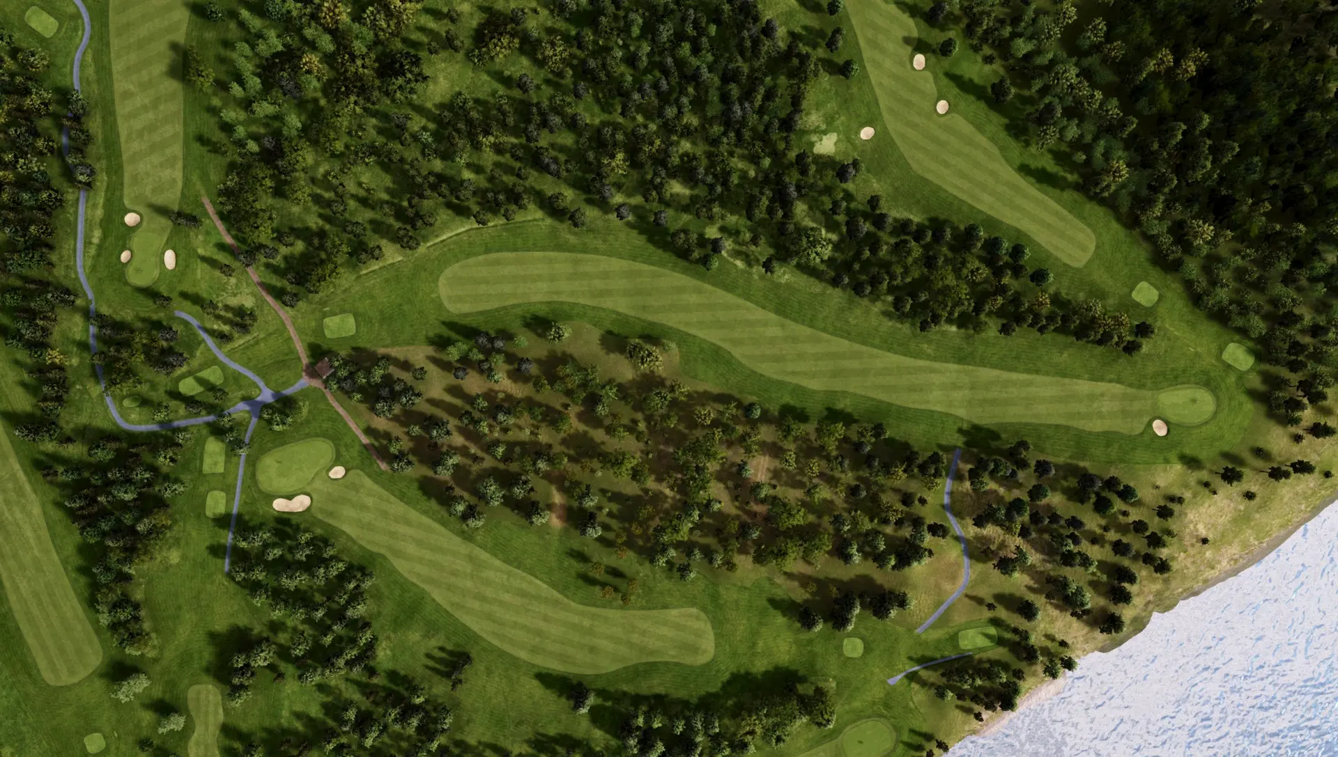 Hole 12 at Östersund-Frösö Golfklubb