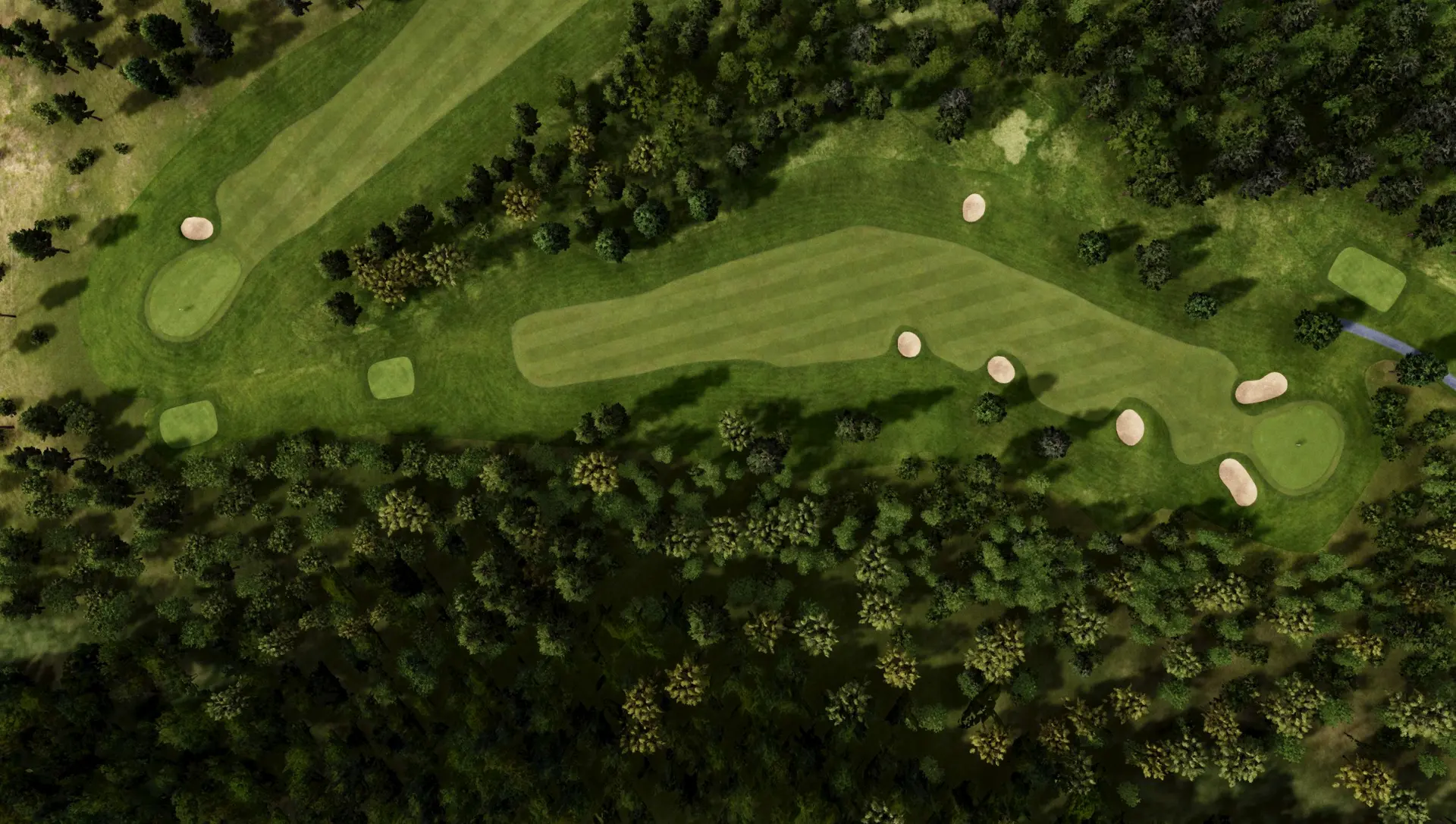 Hole 13 at Östersund-Frösö Golfklubb