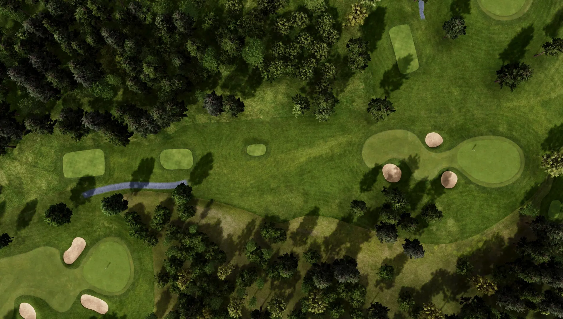 Hole 14 at Östersund-Frösö Golfklubb