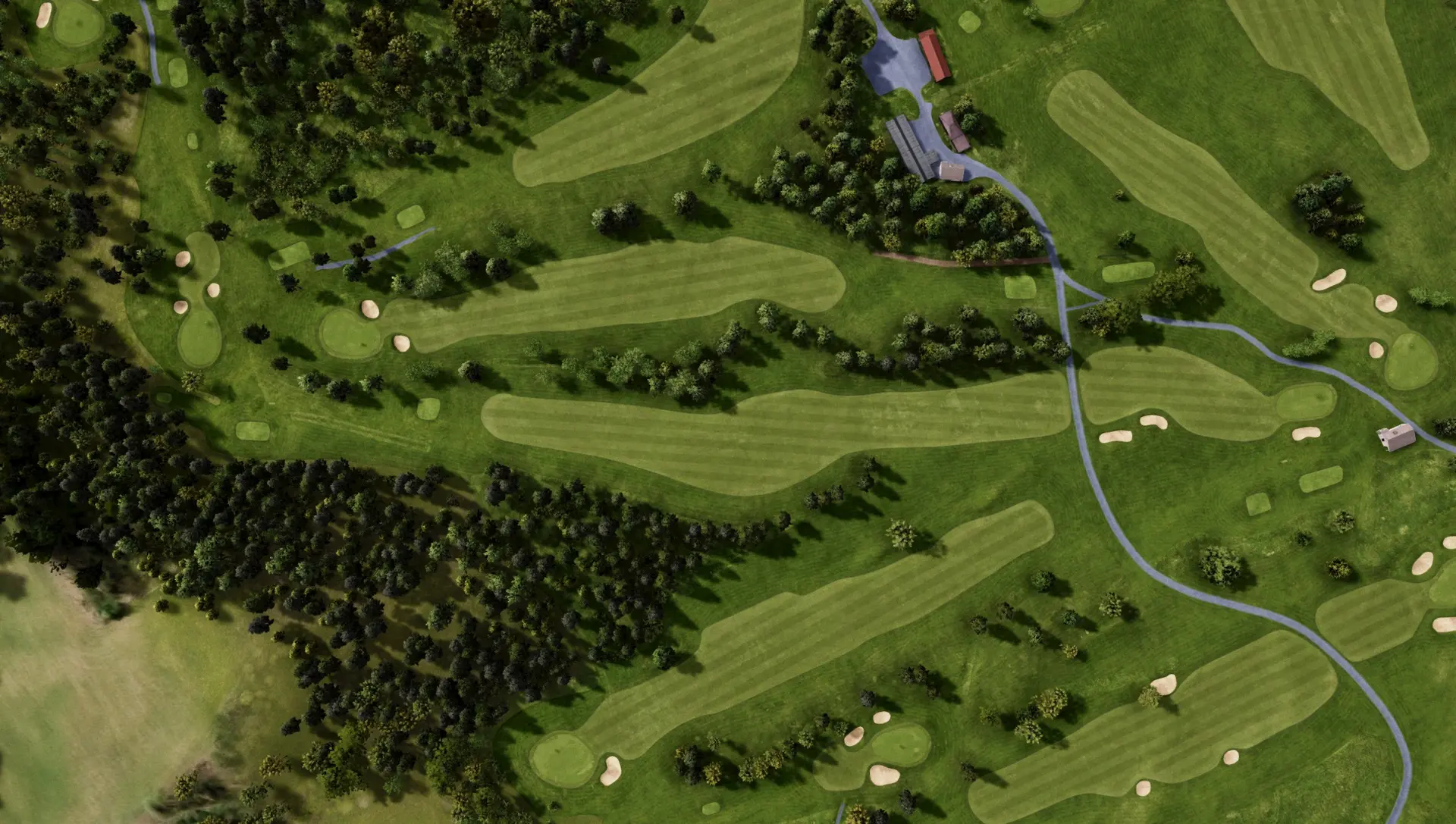Hole 15 at Östersund-Frösö Golfklubb